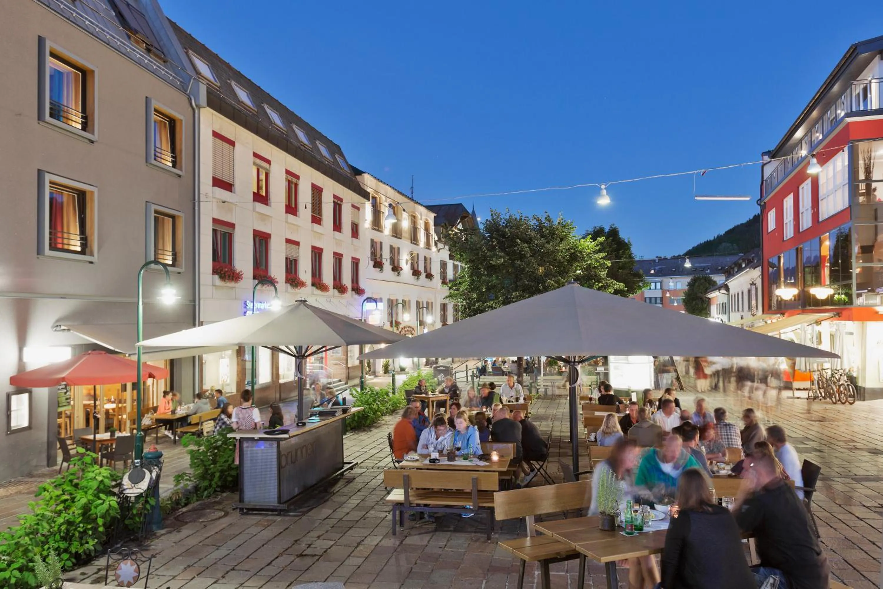 Restaurant/places to eat in Stadthotel Brunner