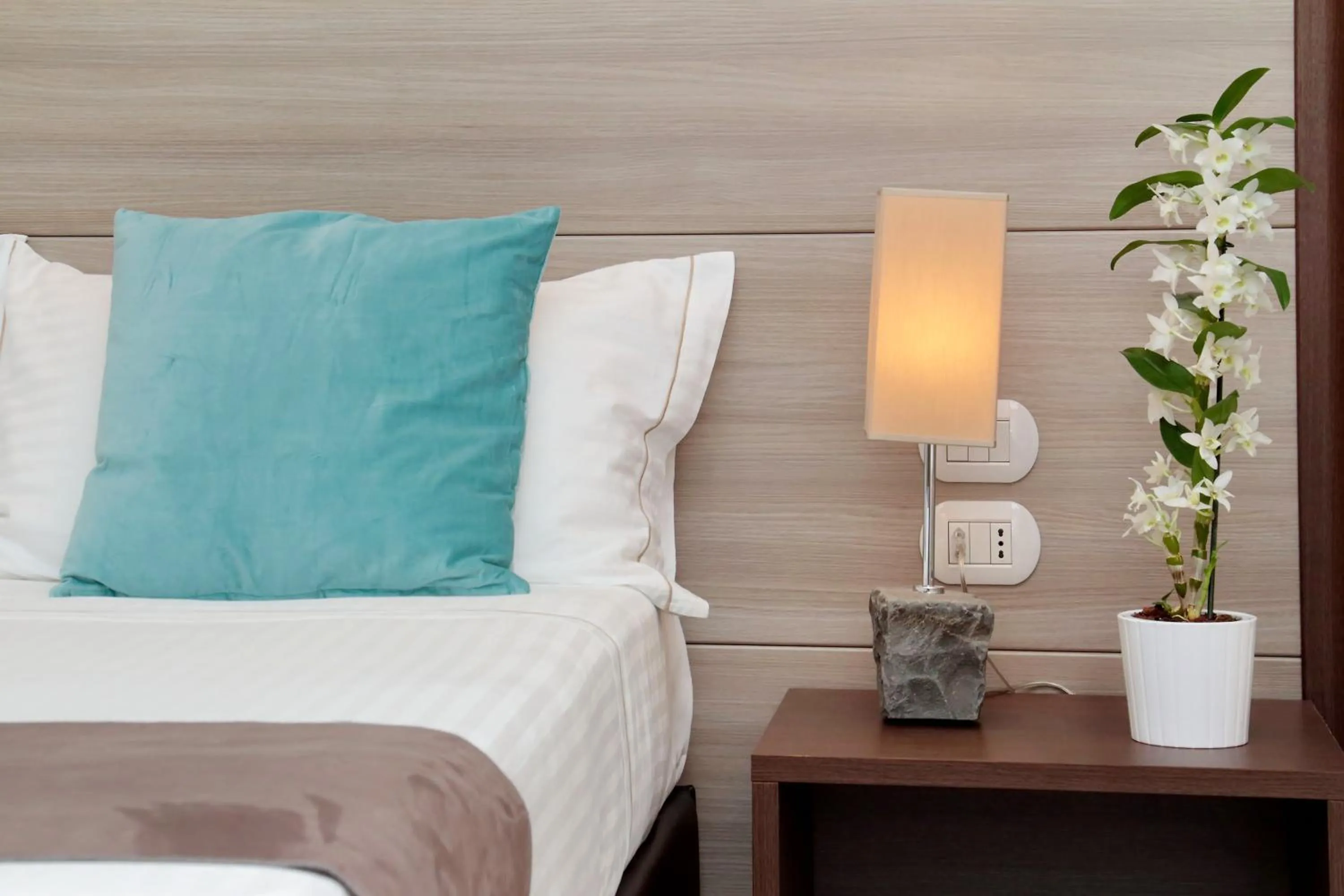 Decorative detail, Bed in Relais Servio Tullio