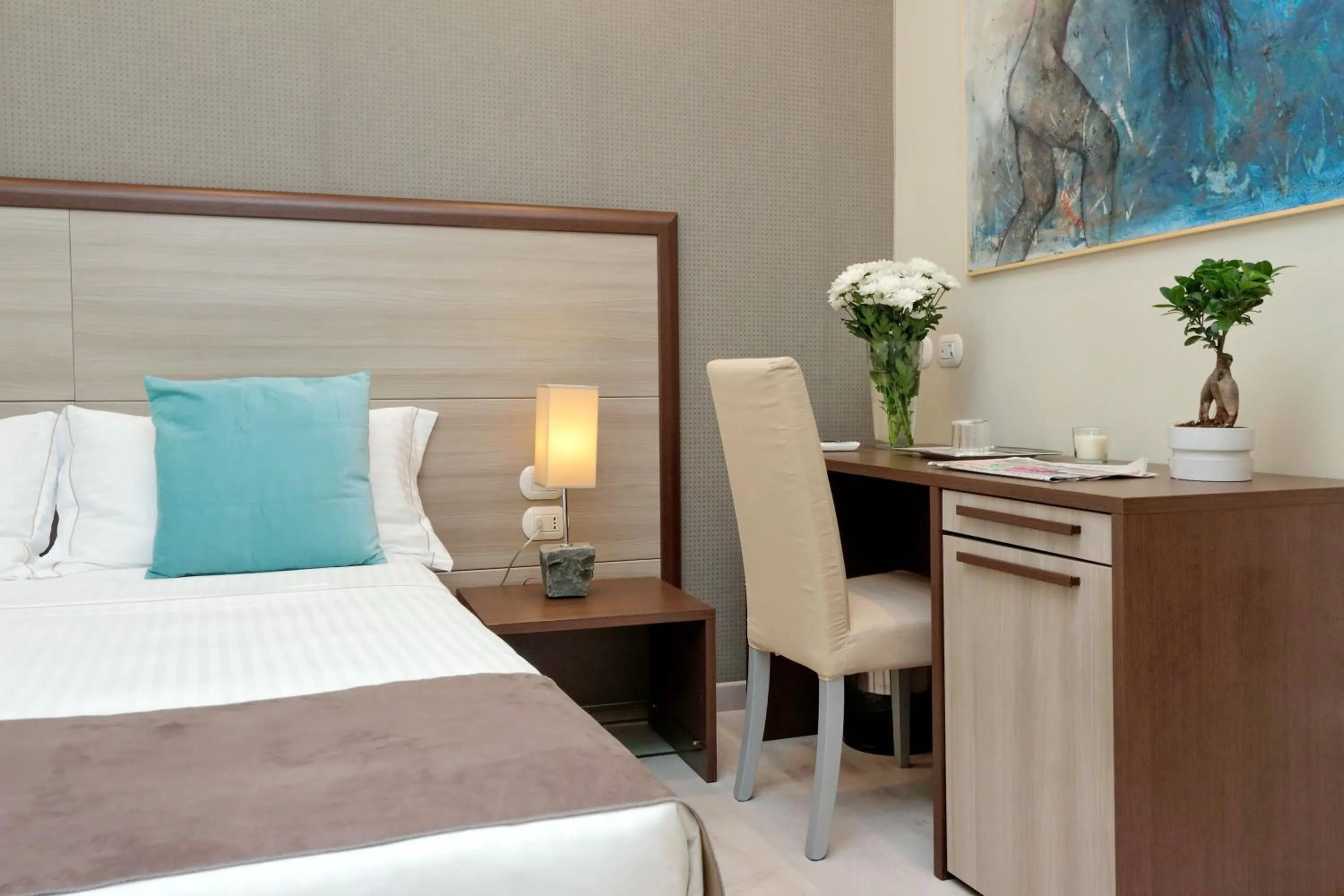 Decorative detail, Bed in Relais Servio Tullio