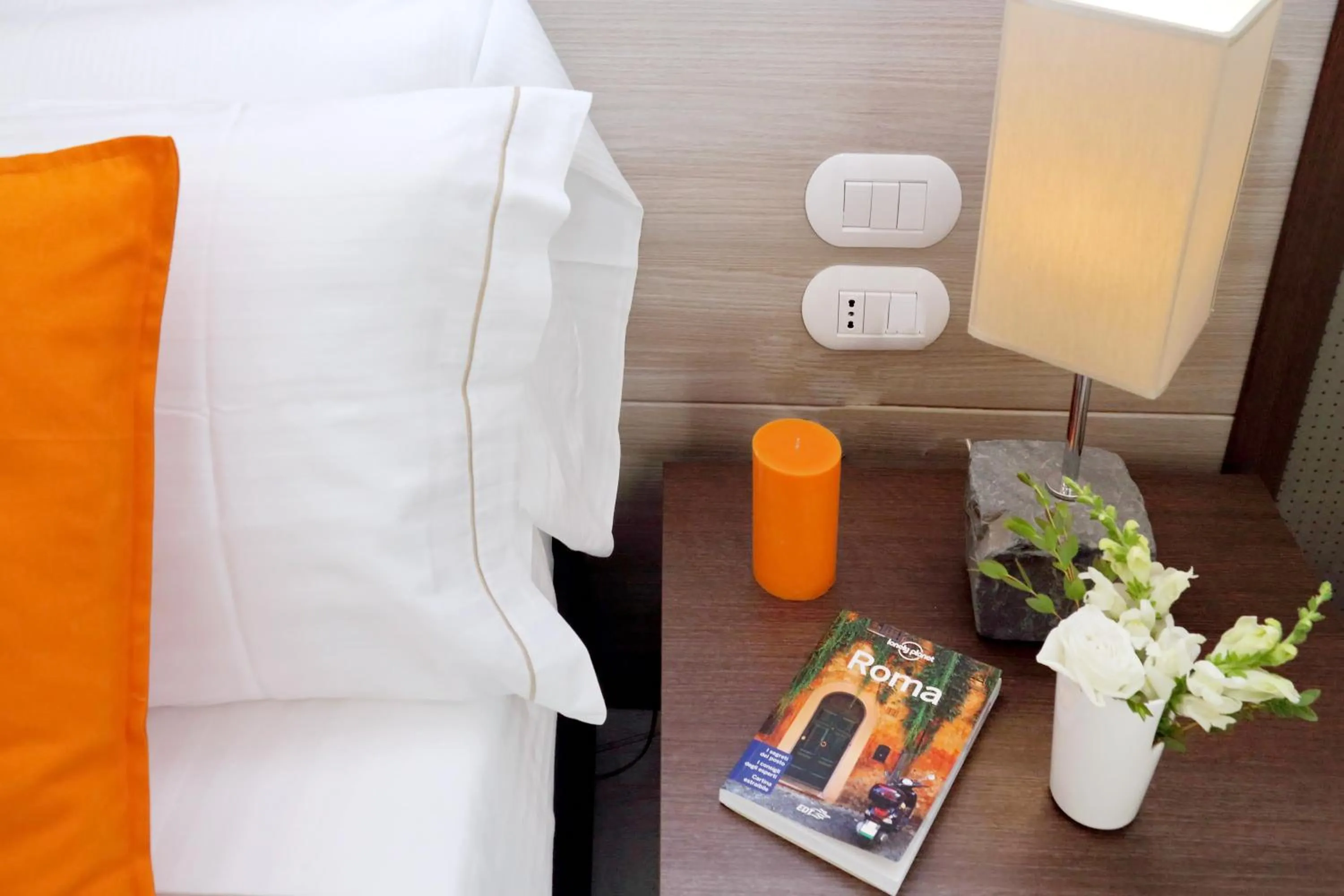 Decorative detail, Bed in Relais Servio Tullio