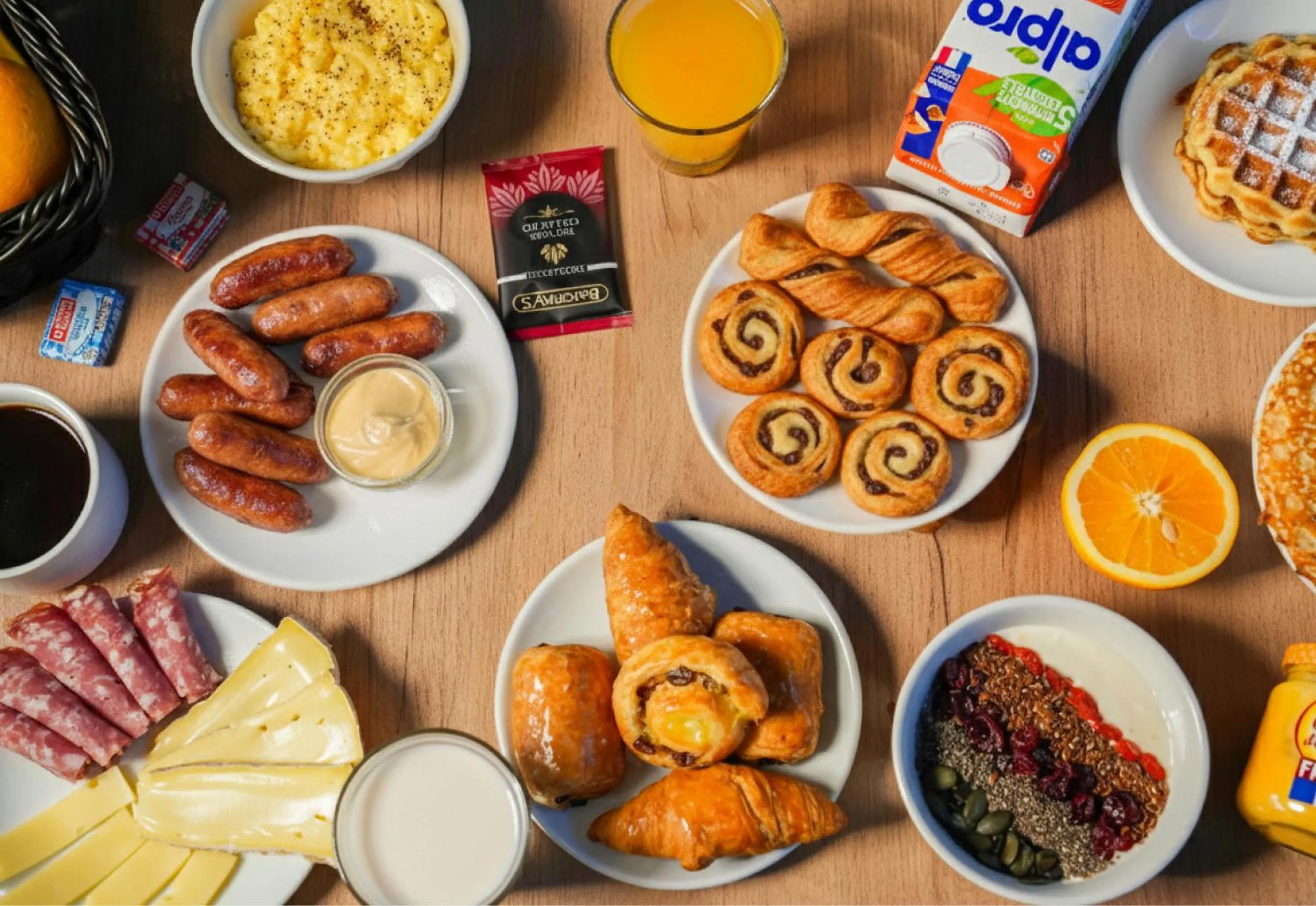 Breakfast in B&B HOTEL Paris Porte de la Villette