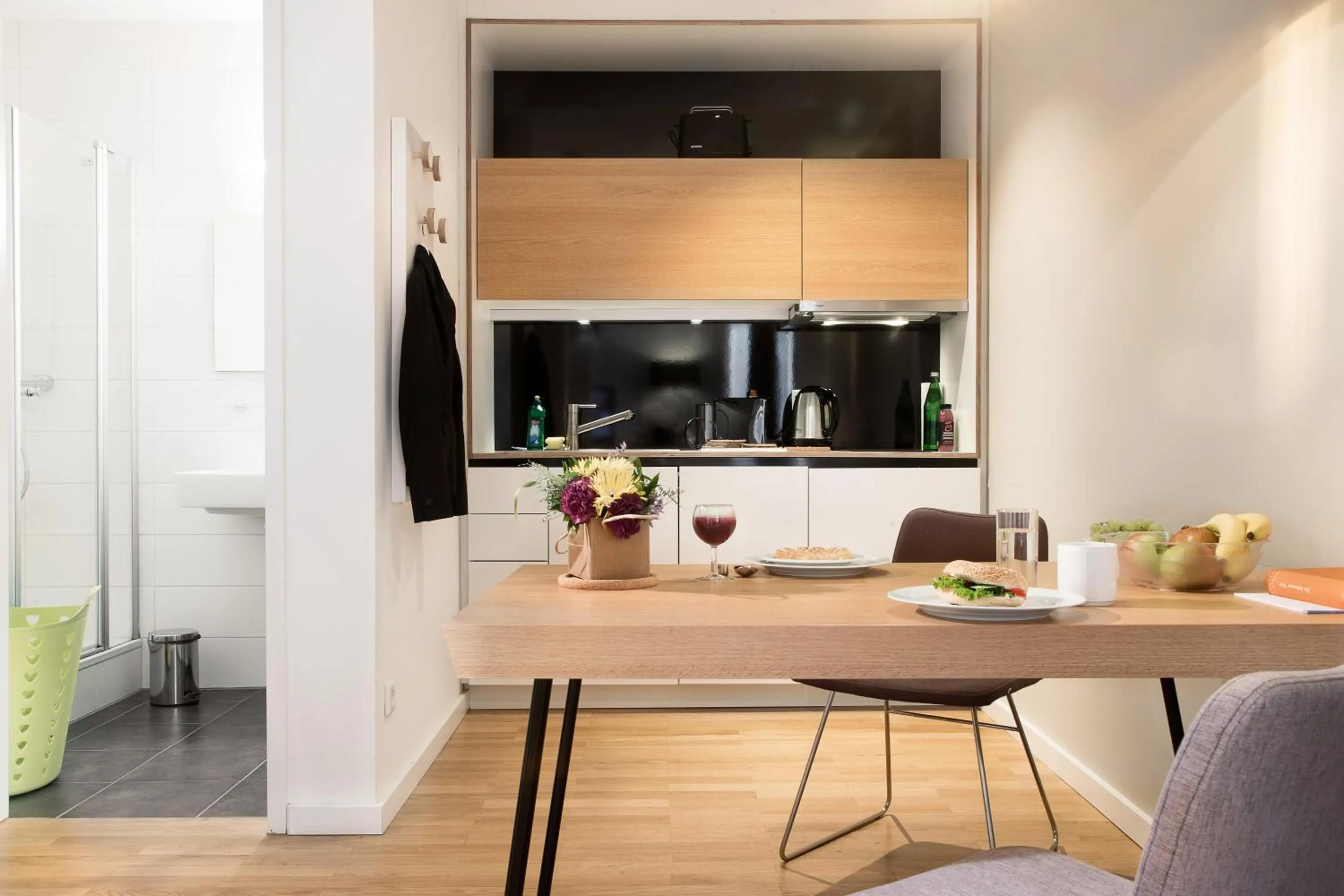 Bathroom in smartments Hamburg Aussenalster