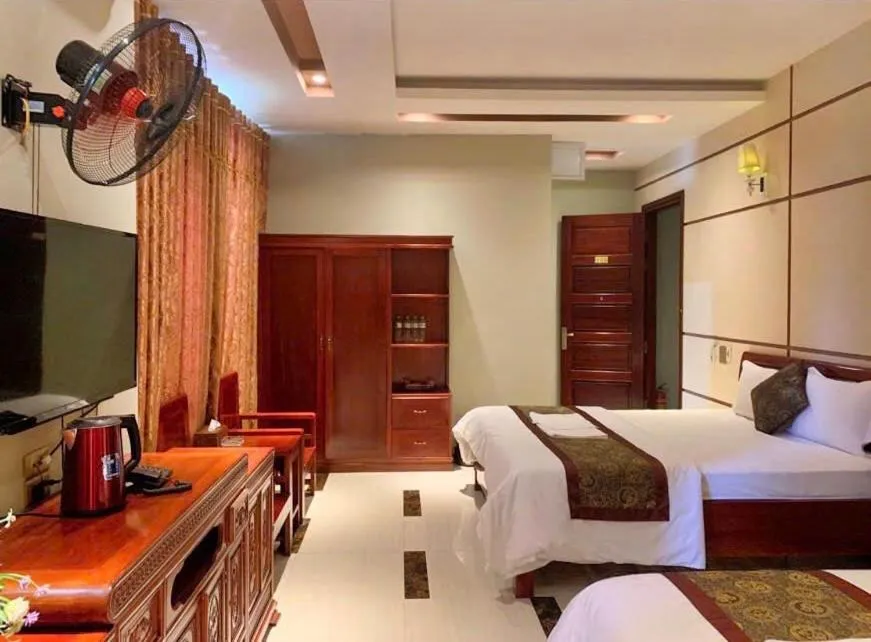 Bed in Khách Sạn Hoàng Gia 2 Lào Cai