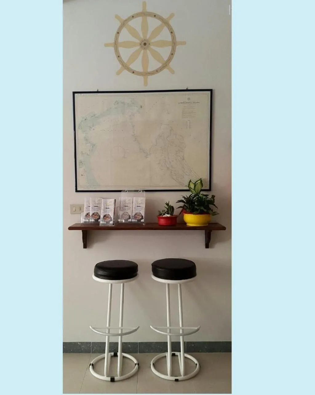 Decorative detail in Hotel Fornaro