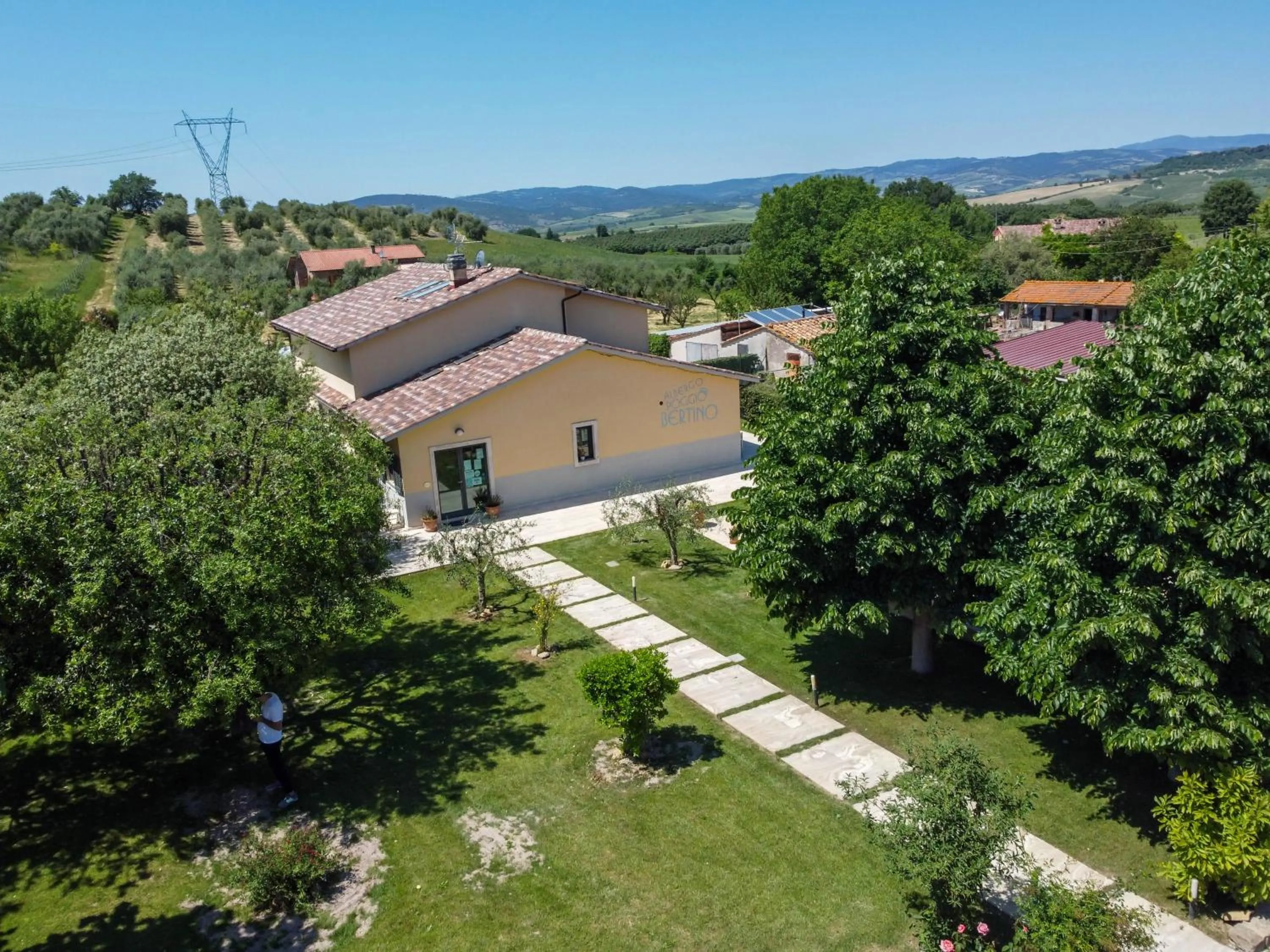 Property building in Hotel Poggio Bertino