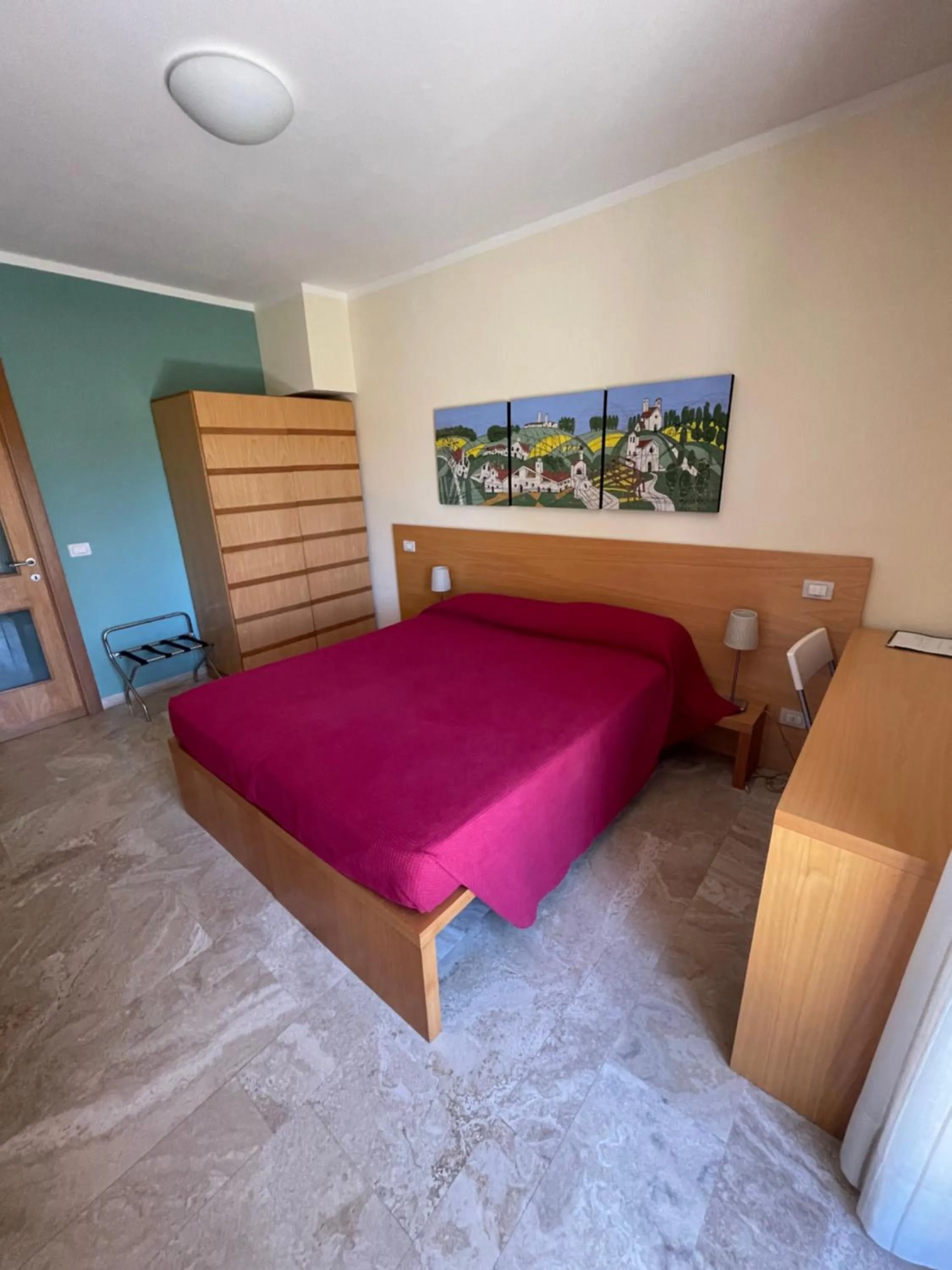 Bedroom, Bed in Hotel Poggio Bertino