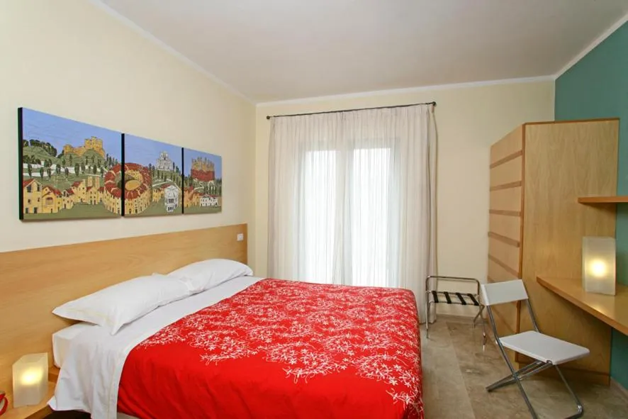 Bed in Hotel Poggio Bertino