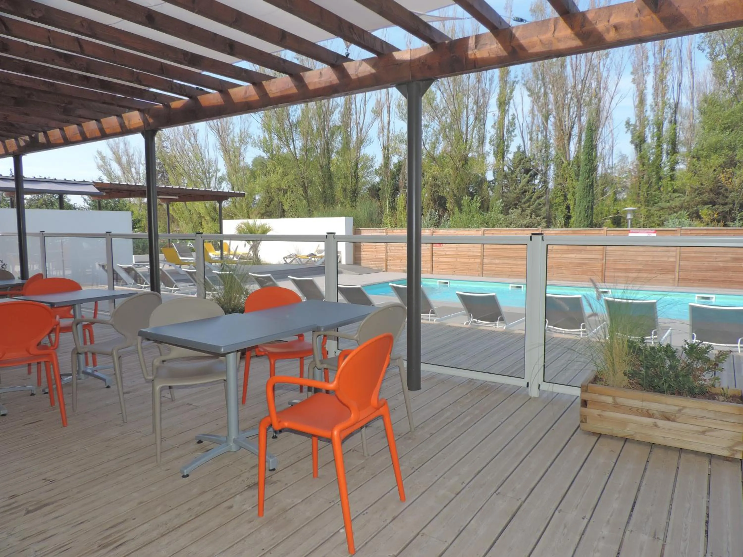 Balcony/Terrace in Studios Nuitée en Provence