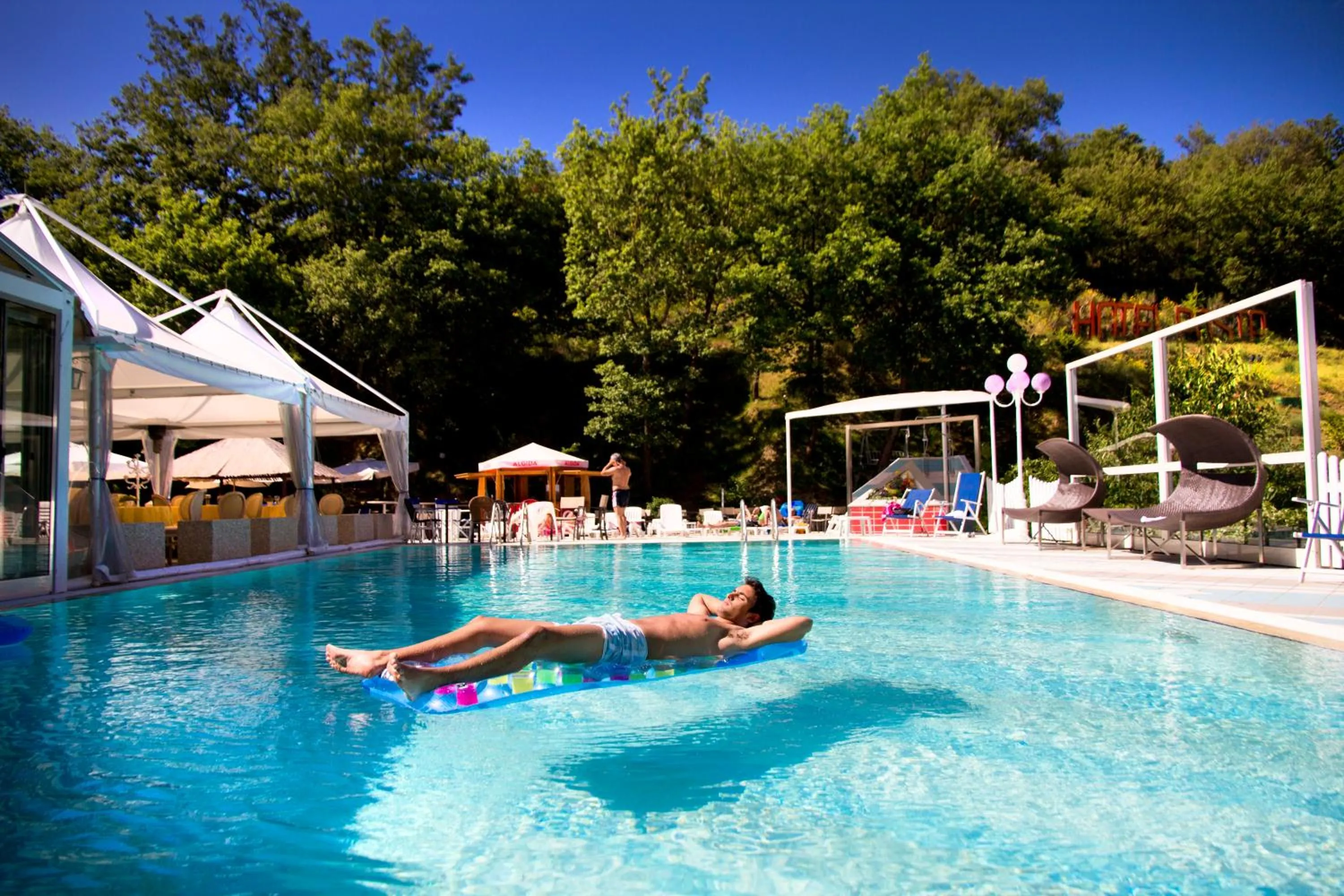 Swimming pool in Hotel Posta