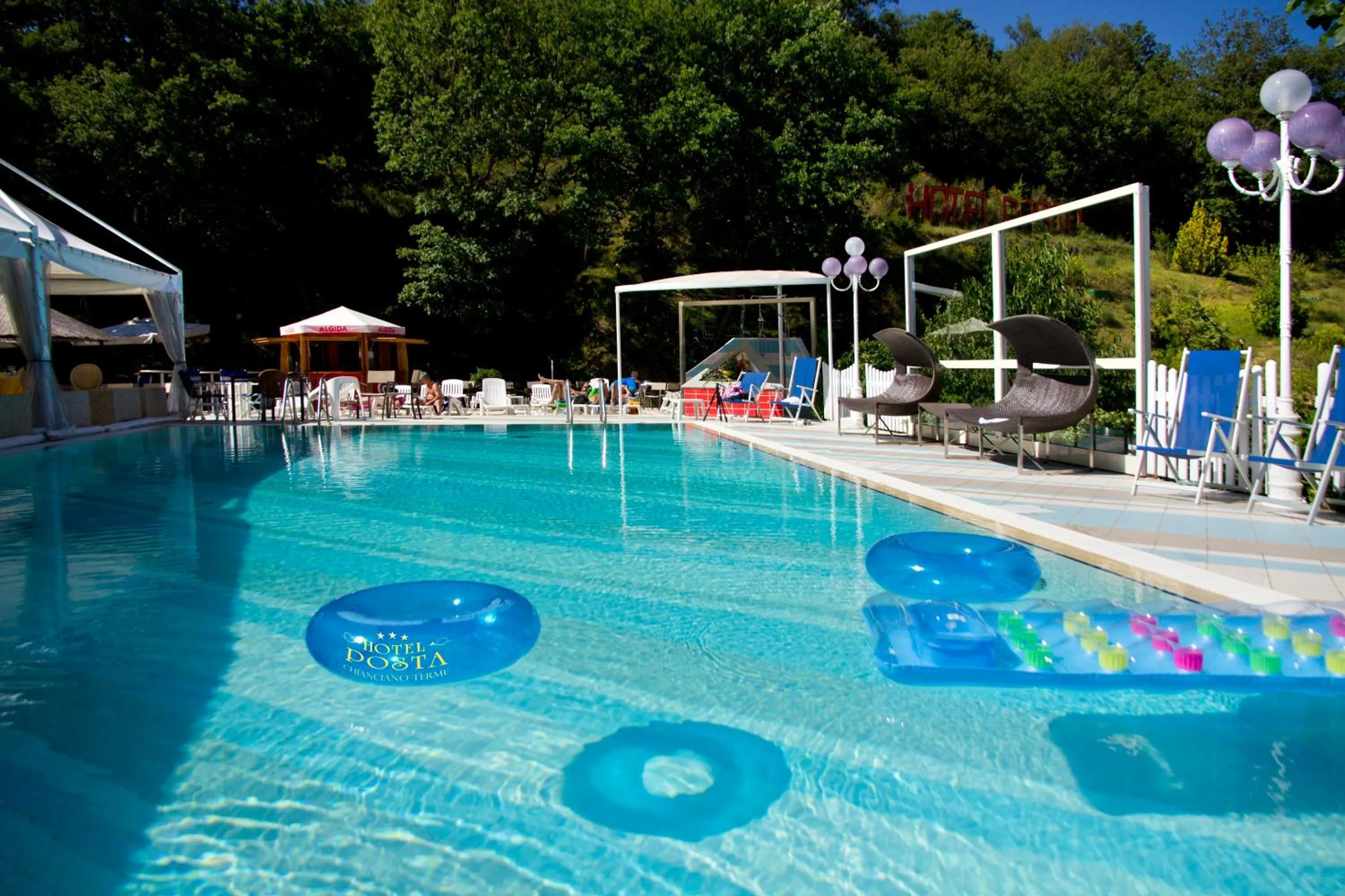 Swimming pool in Hotel Posta