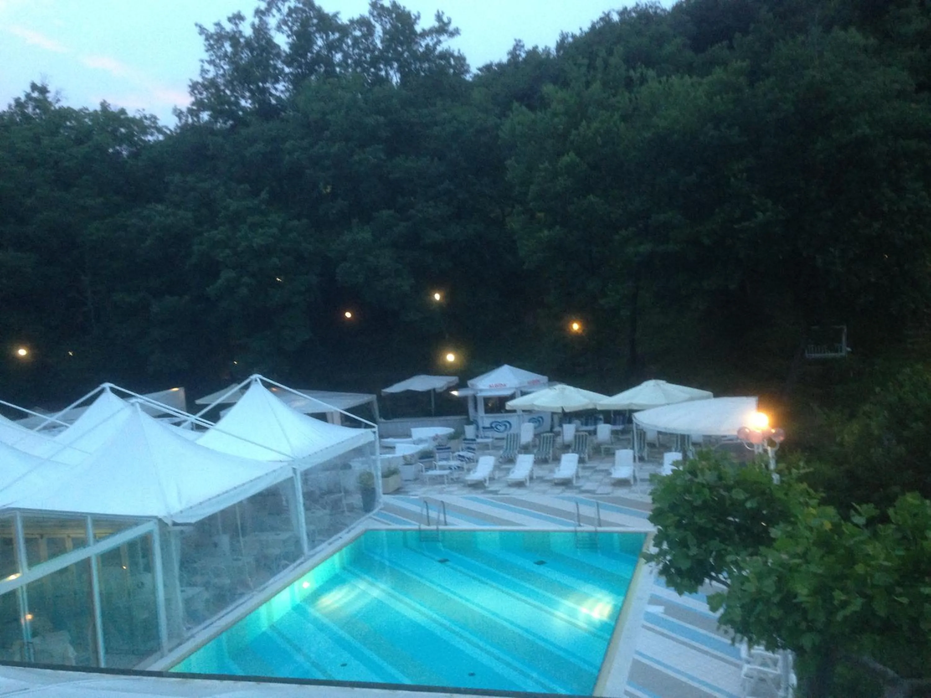 Swimming pool in Hotel Posta