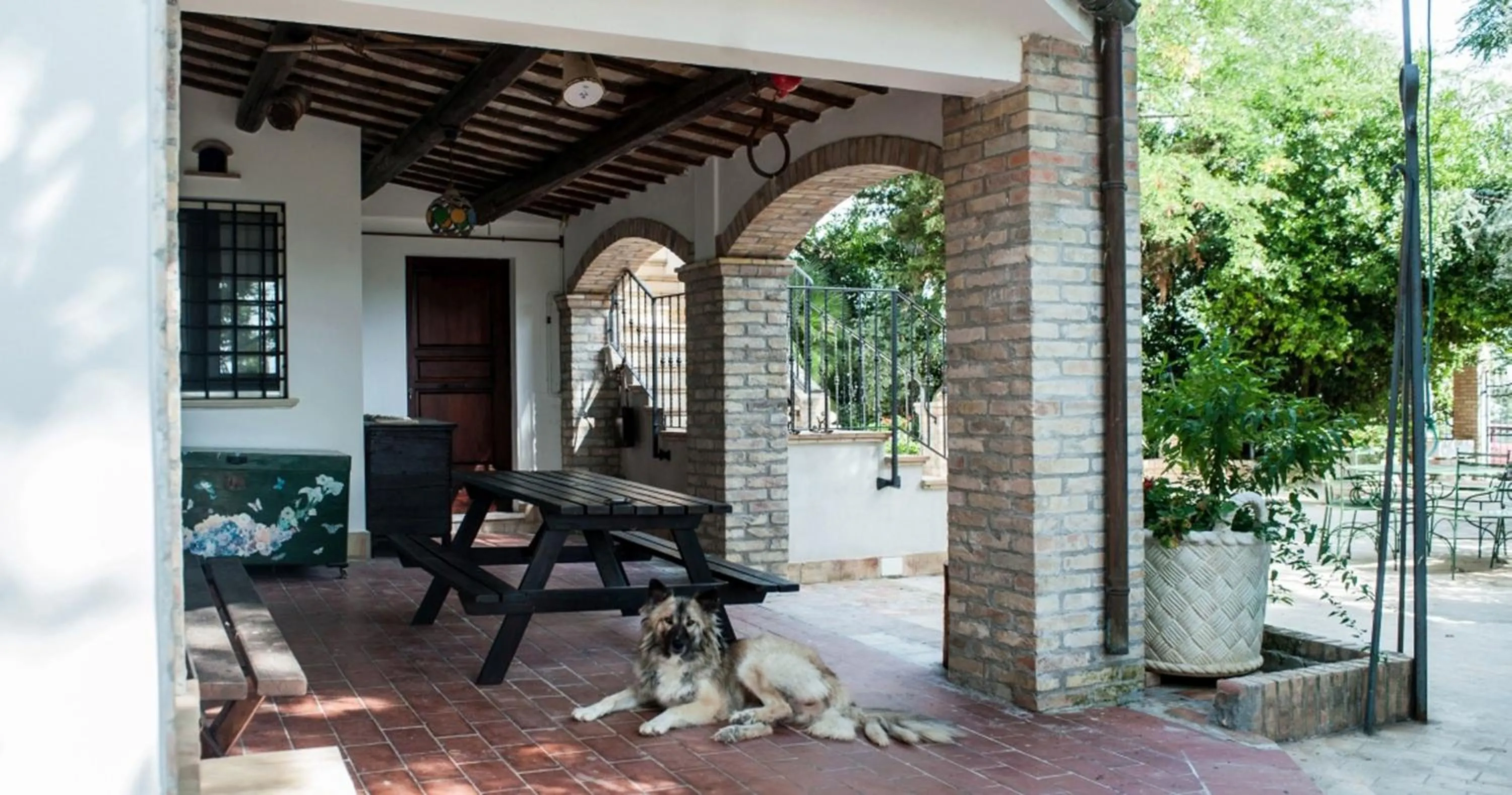 Patio in Villa Anna Savini Casa Vacanze