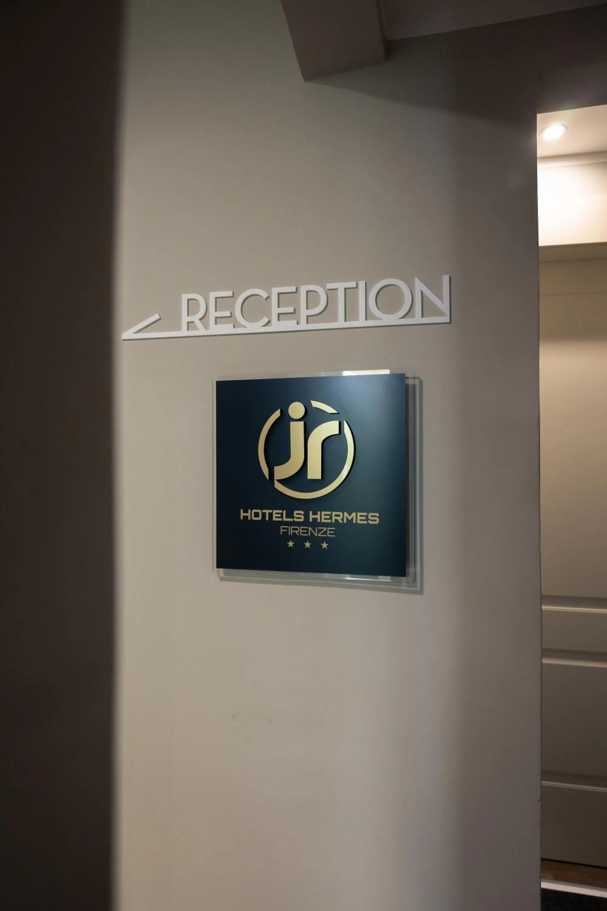 Lobby or reception in JR Hotels Hermes Firenze