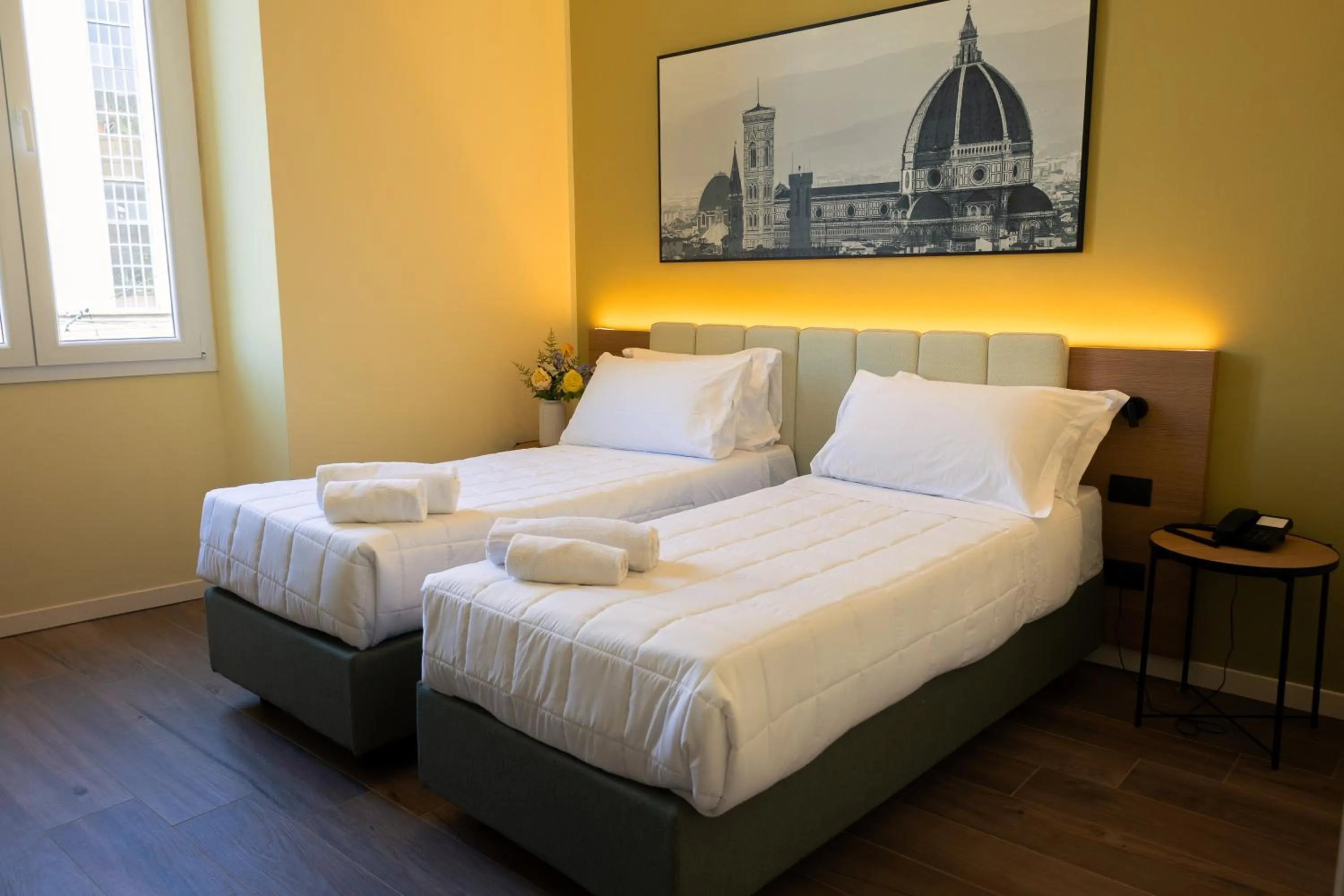 Bedroom, Bed in JR Hotels Hermes Firenze