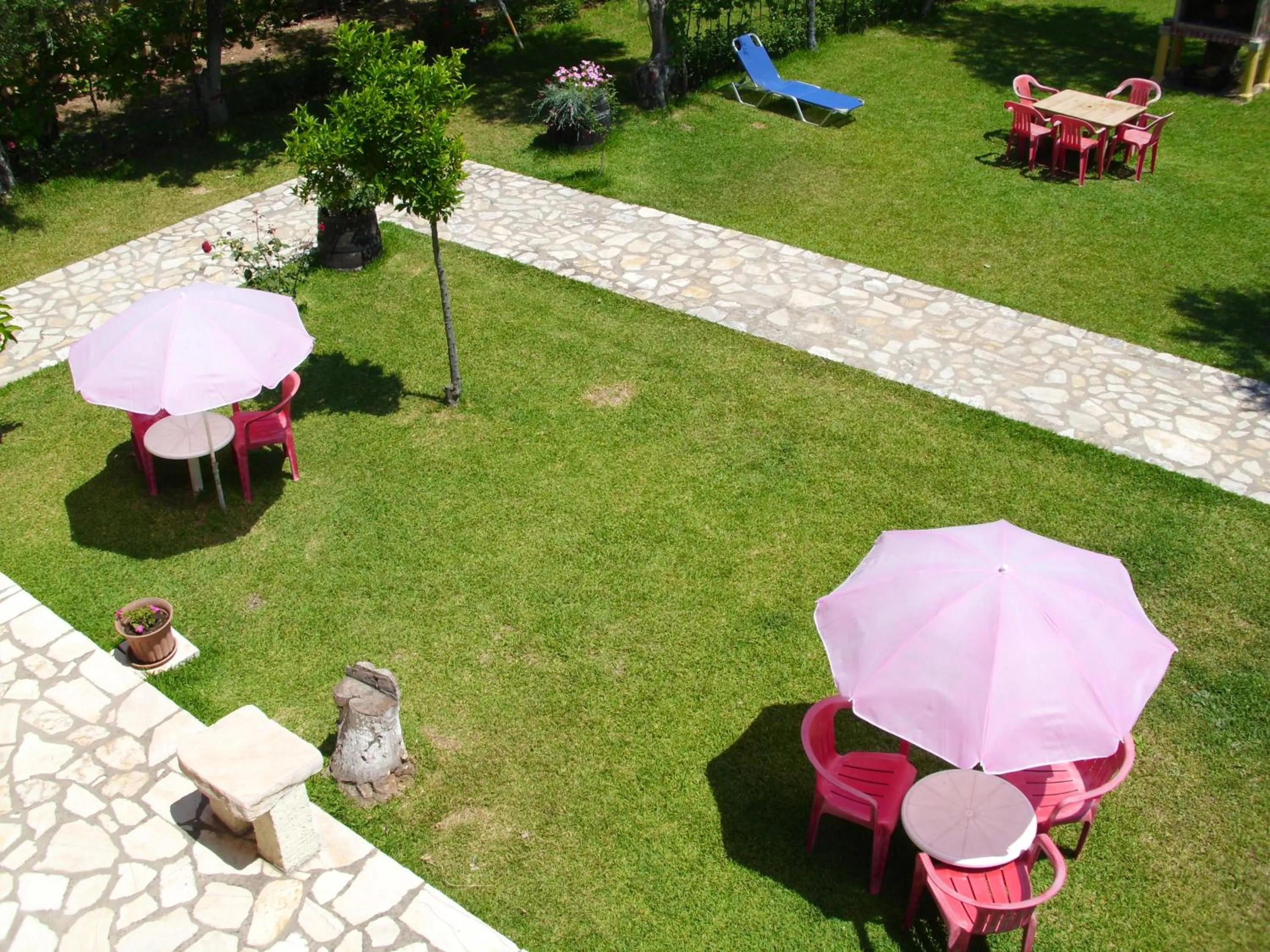 Garden view in Olga's Garden Apartments