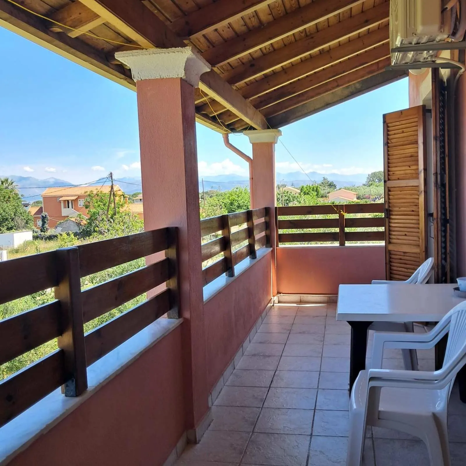 Balcony/Terrace in Olga's Garden Apartments