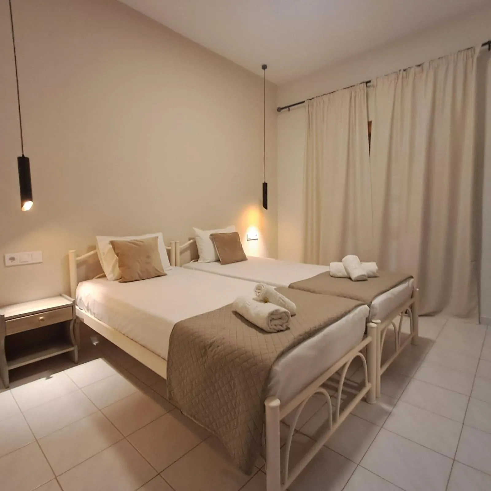 Bedroom, Bed in Olga's Garden Apartments