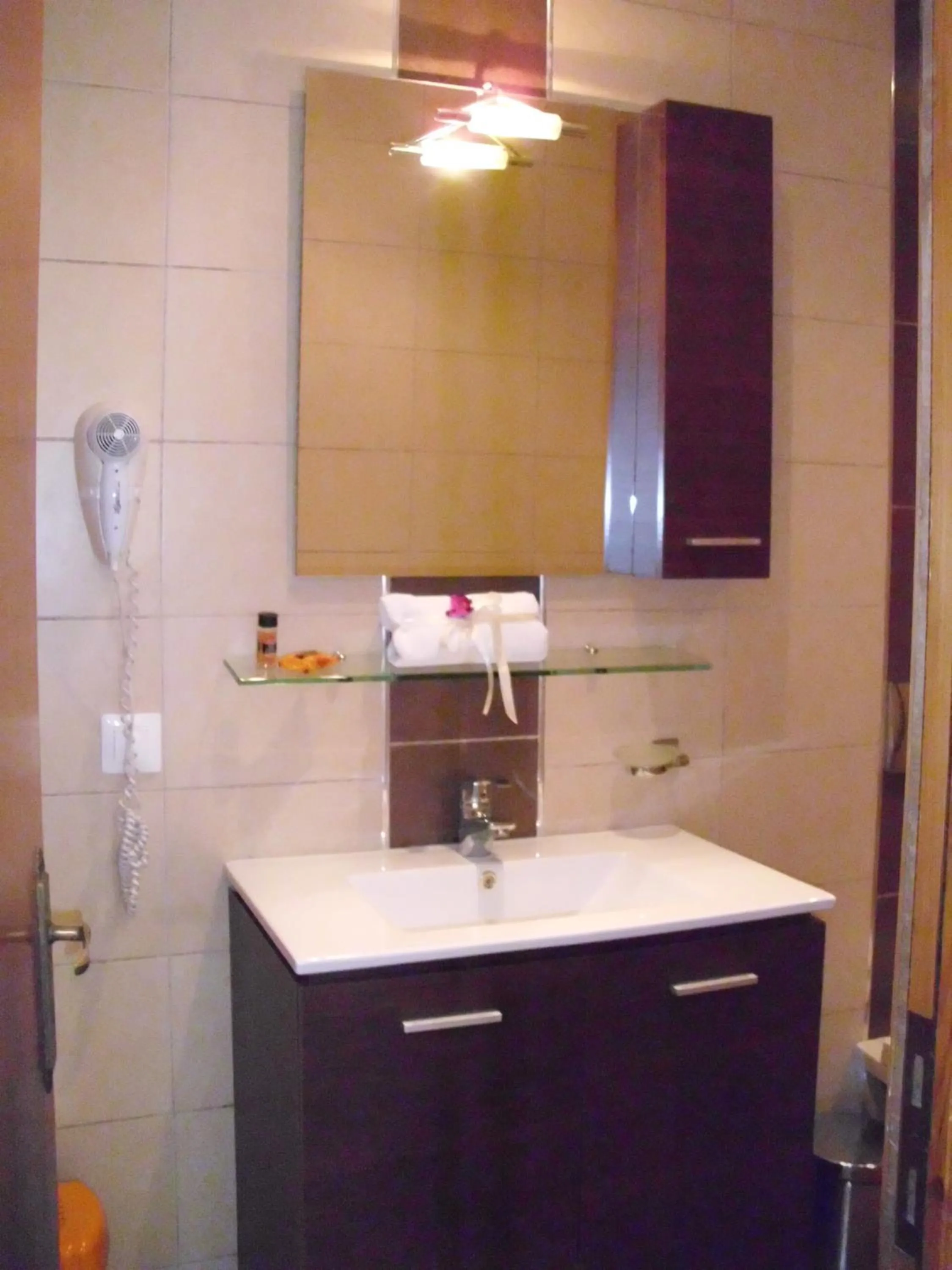 Bathroom in Olga's Garden Apartments