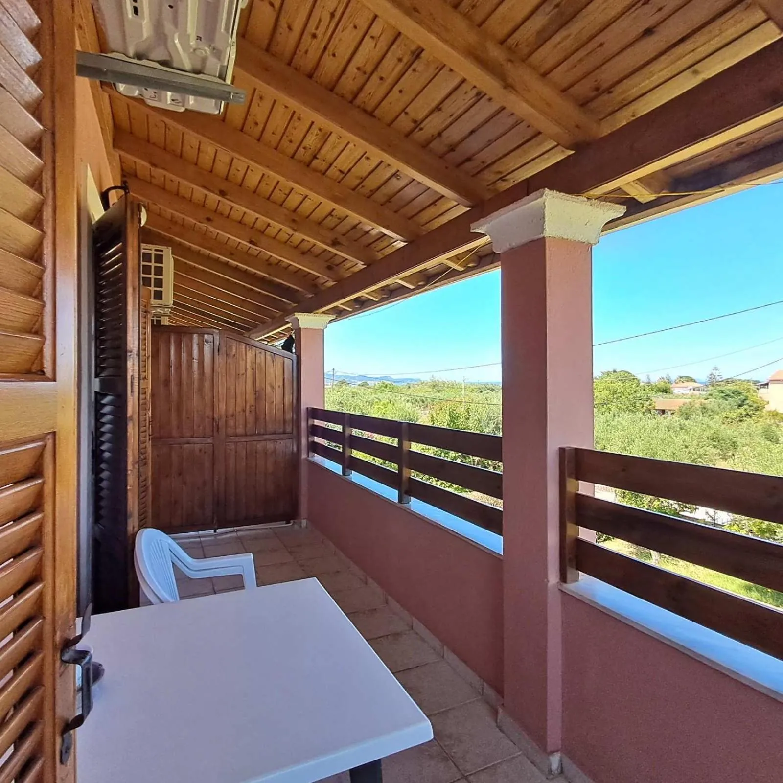 Balcony/Terrace in Olga's Garden Apartments