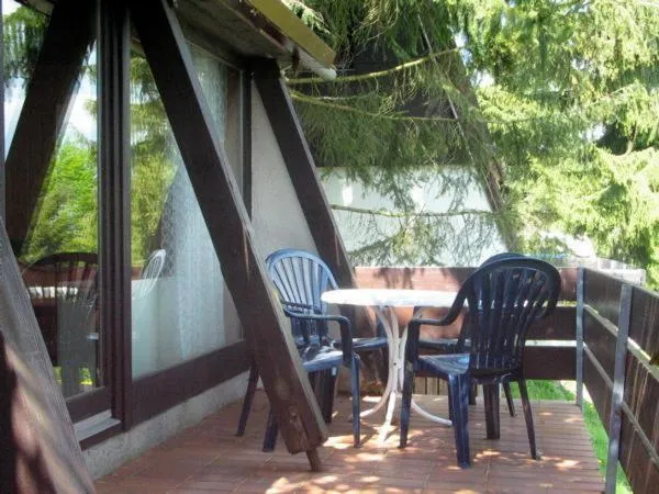 Balcony/Terrace in Ferienhaus Hajek