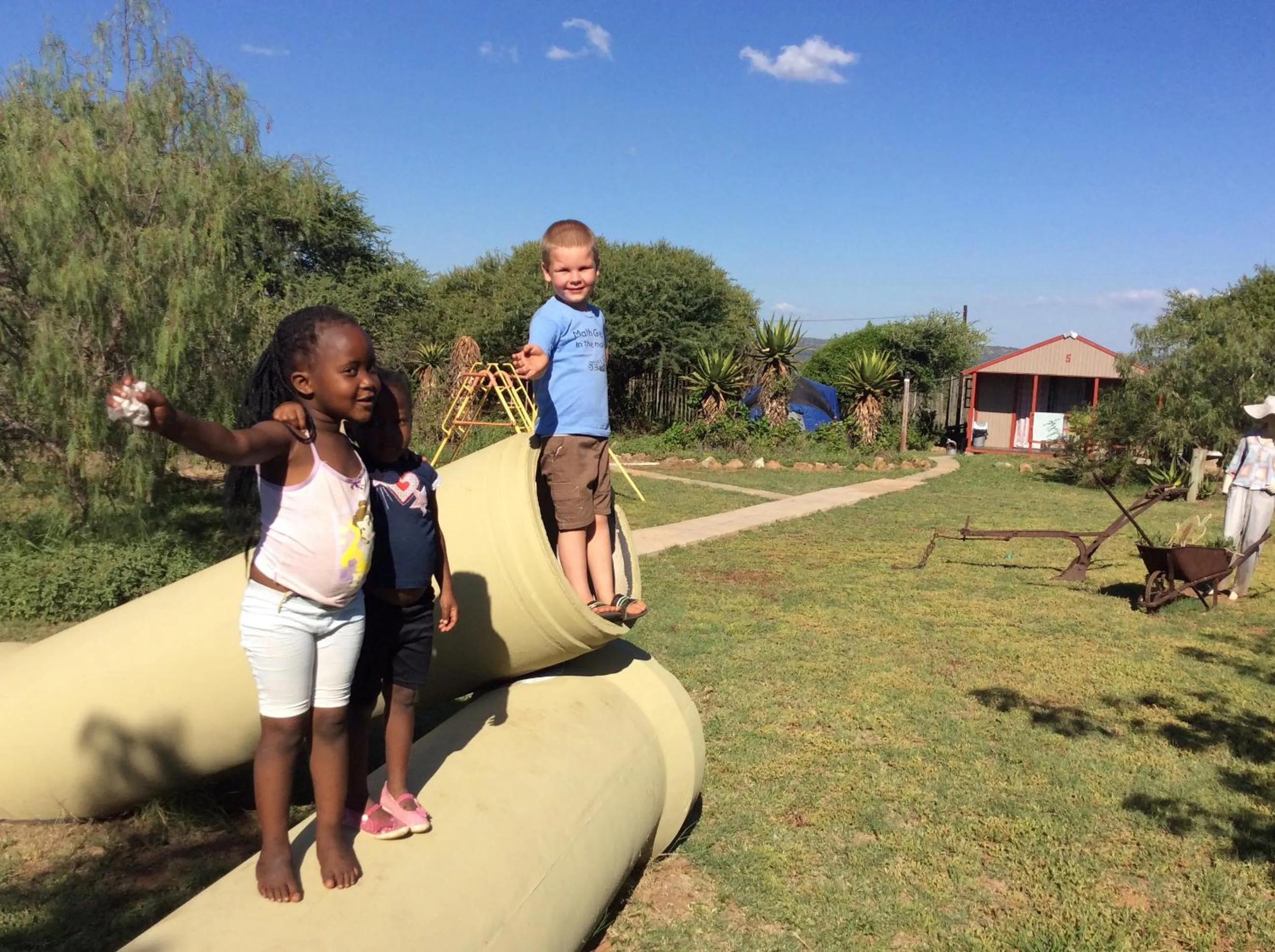 Children play ground in Klein Paradys Lodge - Polokwane