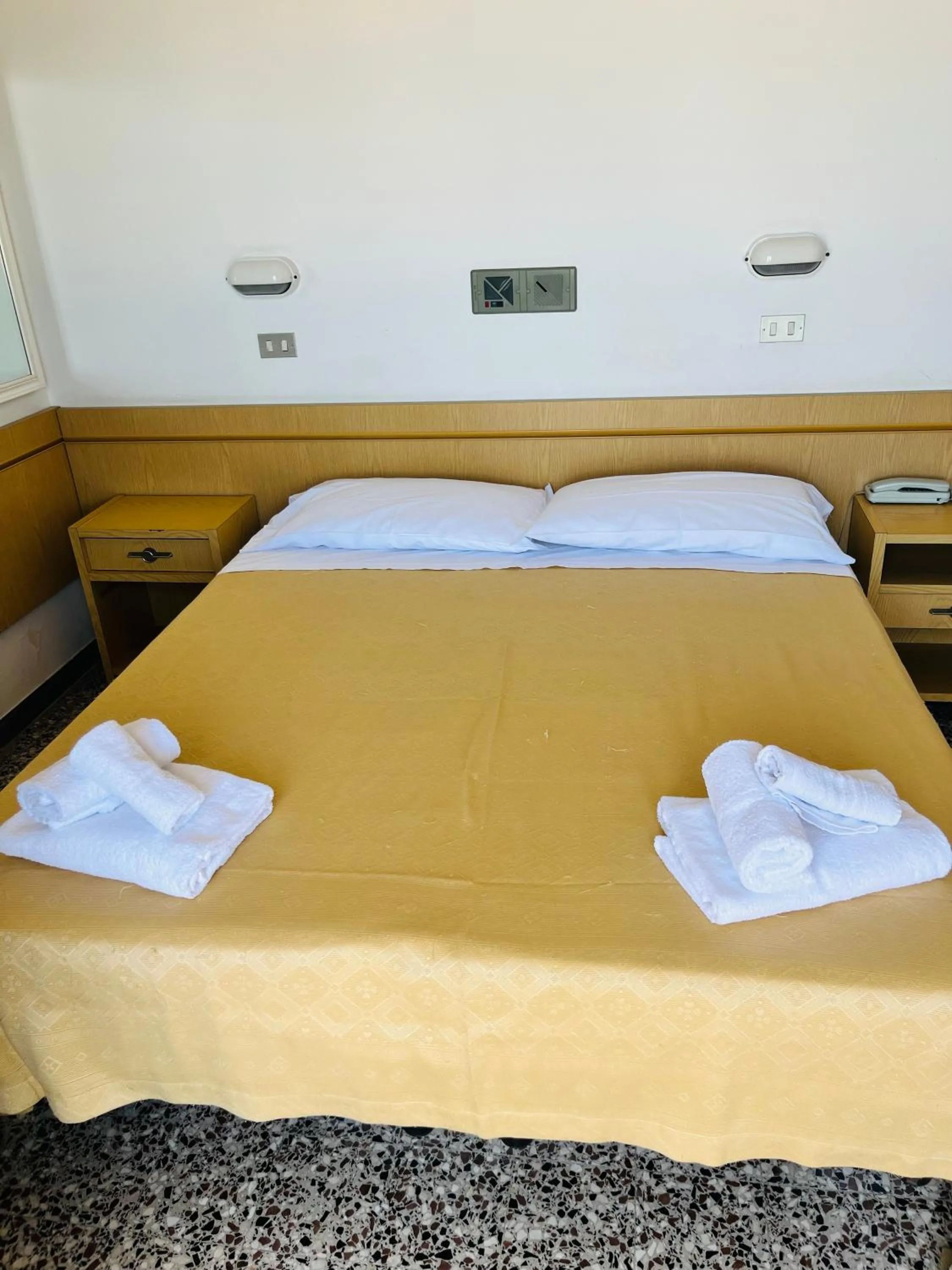 Bed in Hotel Columbia Frontemare