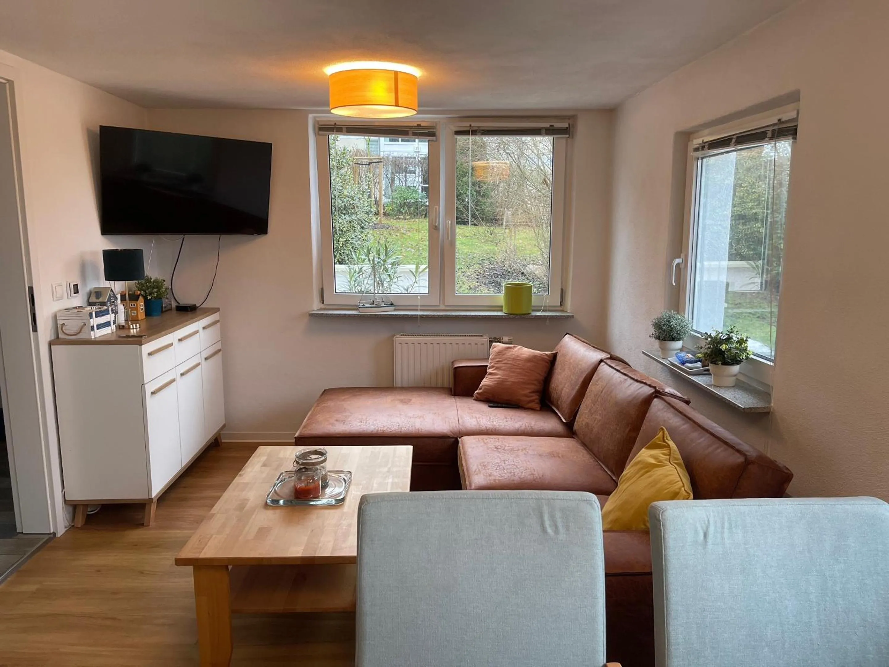 Living room in Ferienwohnung Sturmmöwe