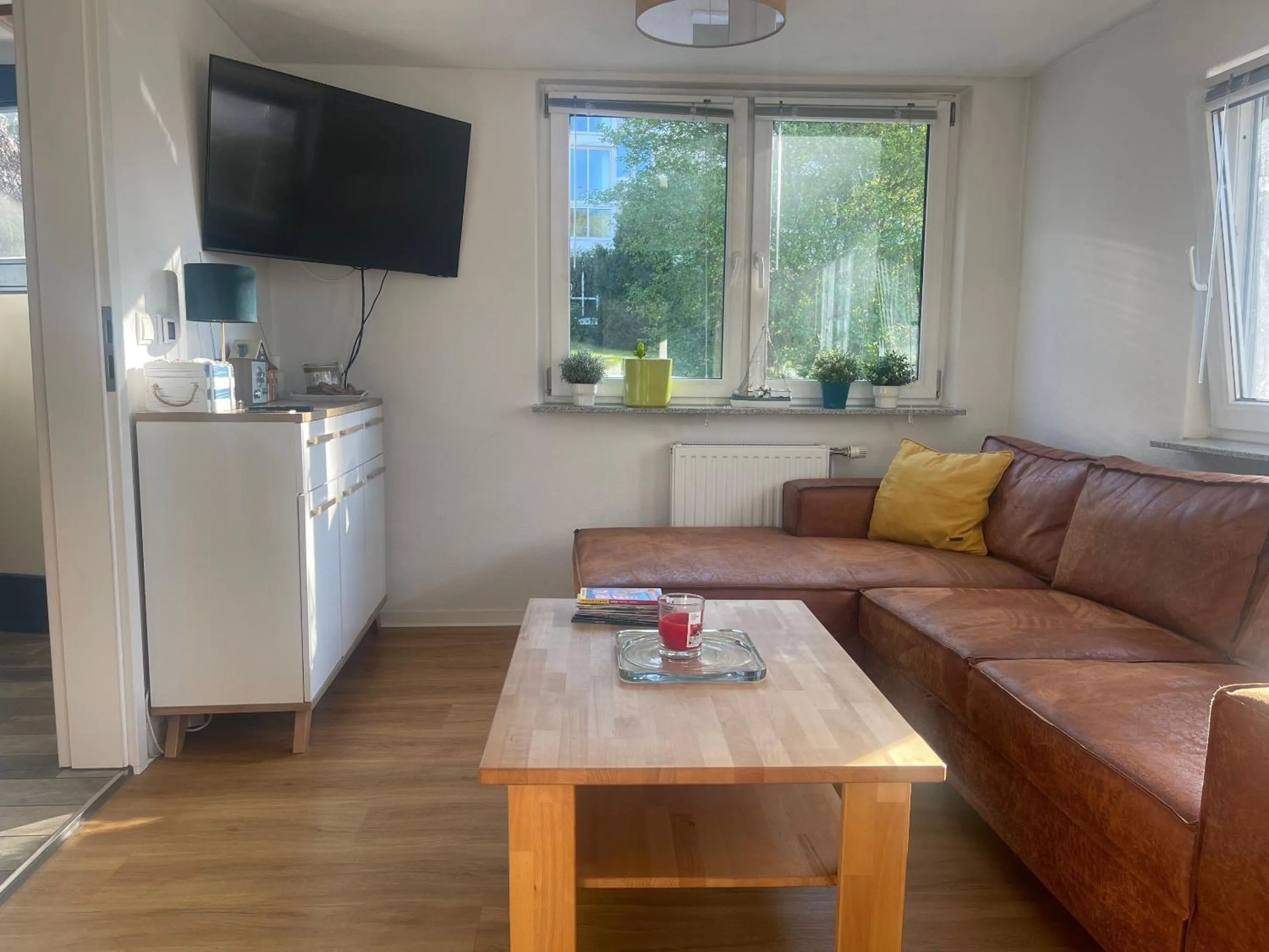 Living room in Ferienwohnung Sturmmöwe