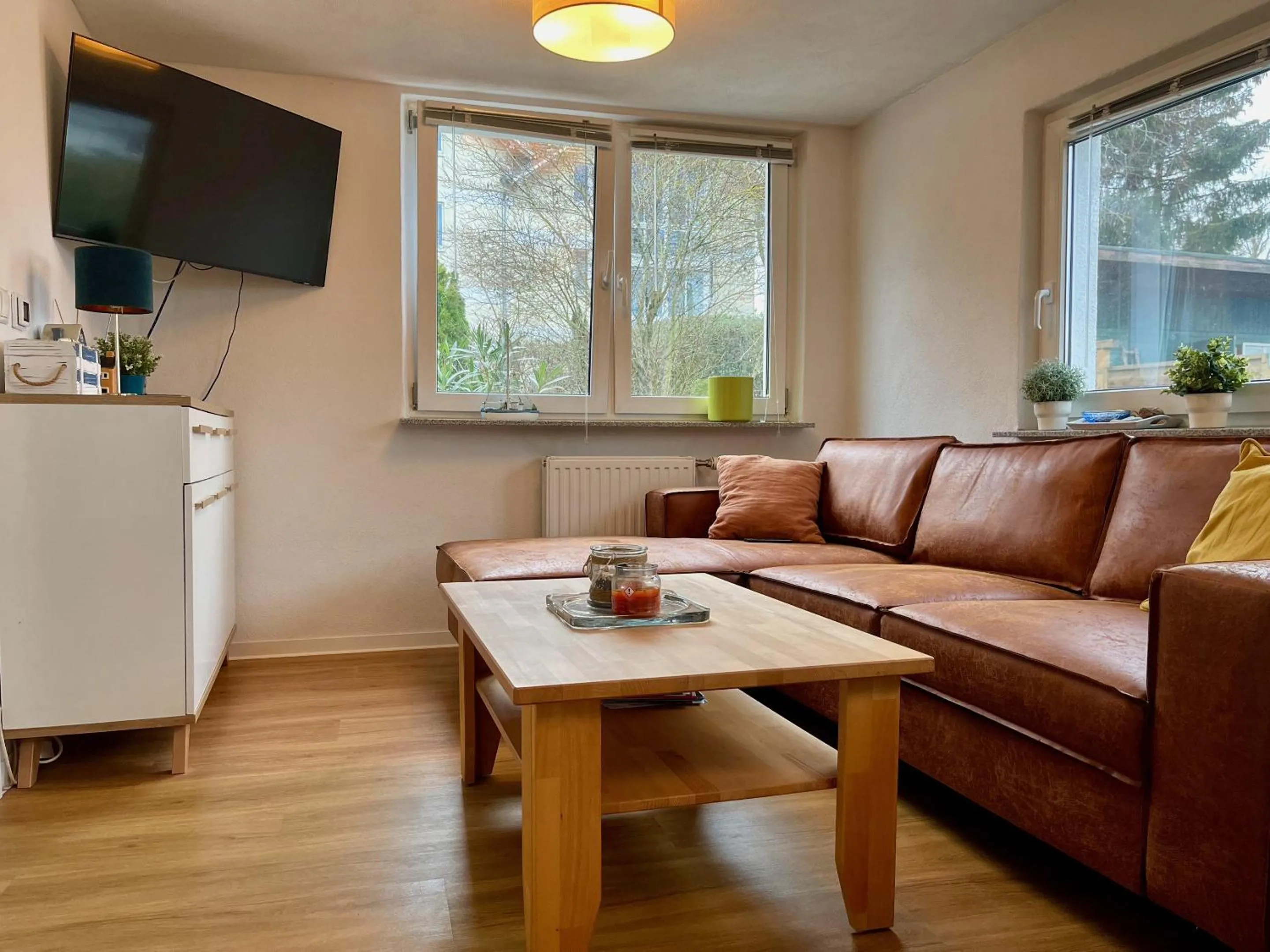 Living room in Ferienwohnung Sturmmöwe