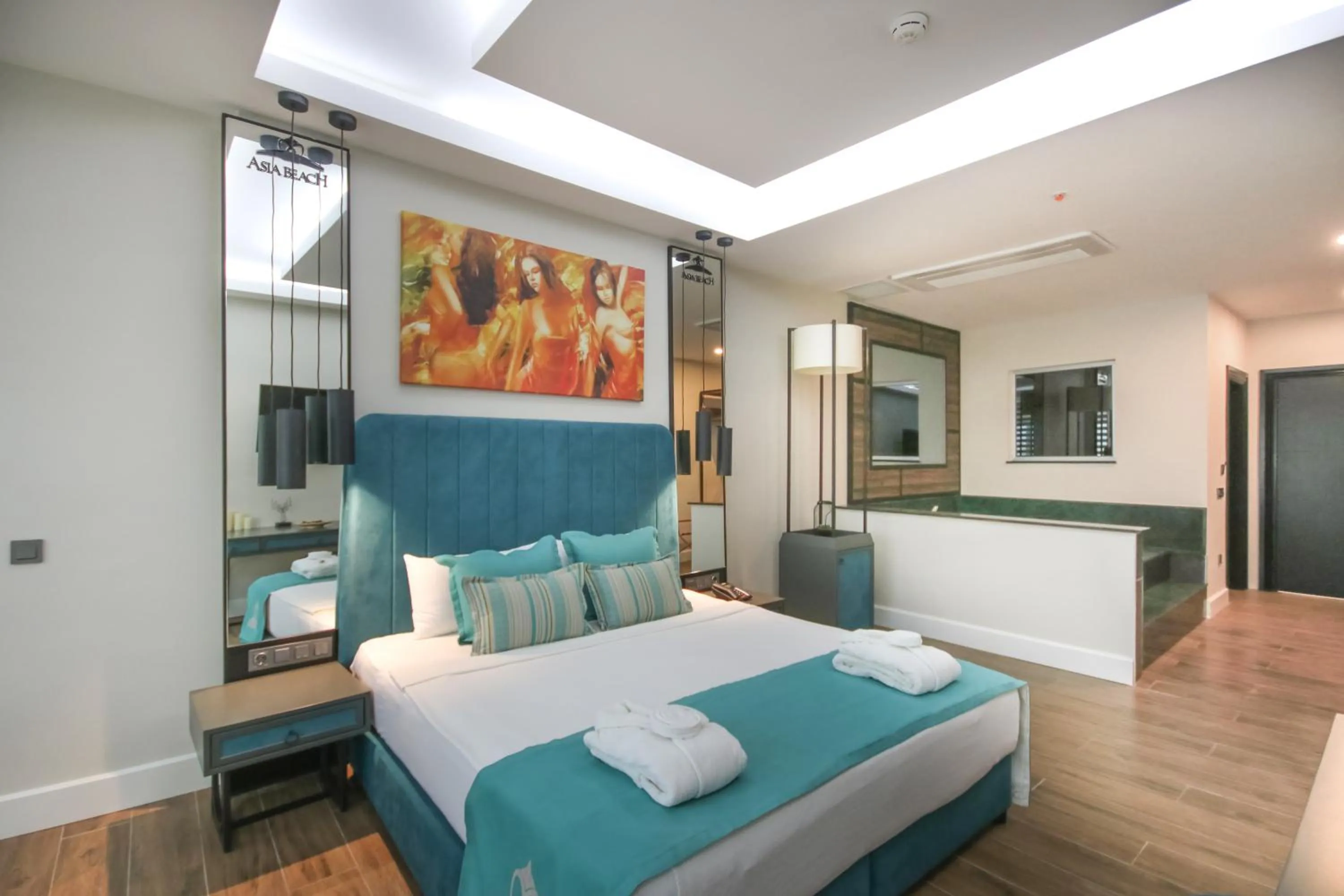 Bed in Asia Beach Resort & Spa Hotel