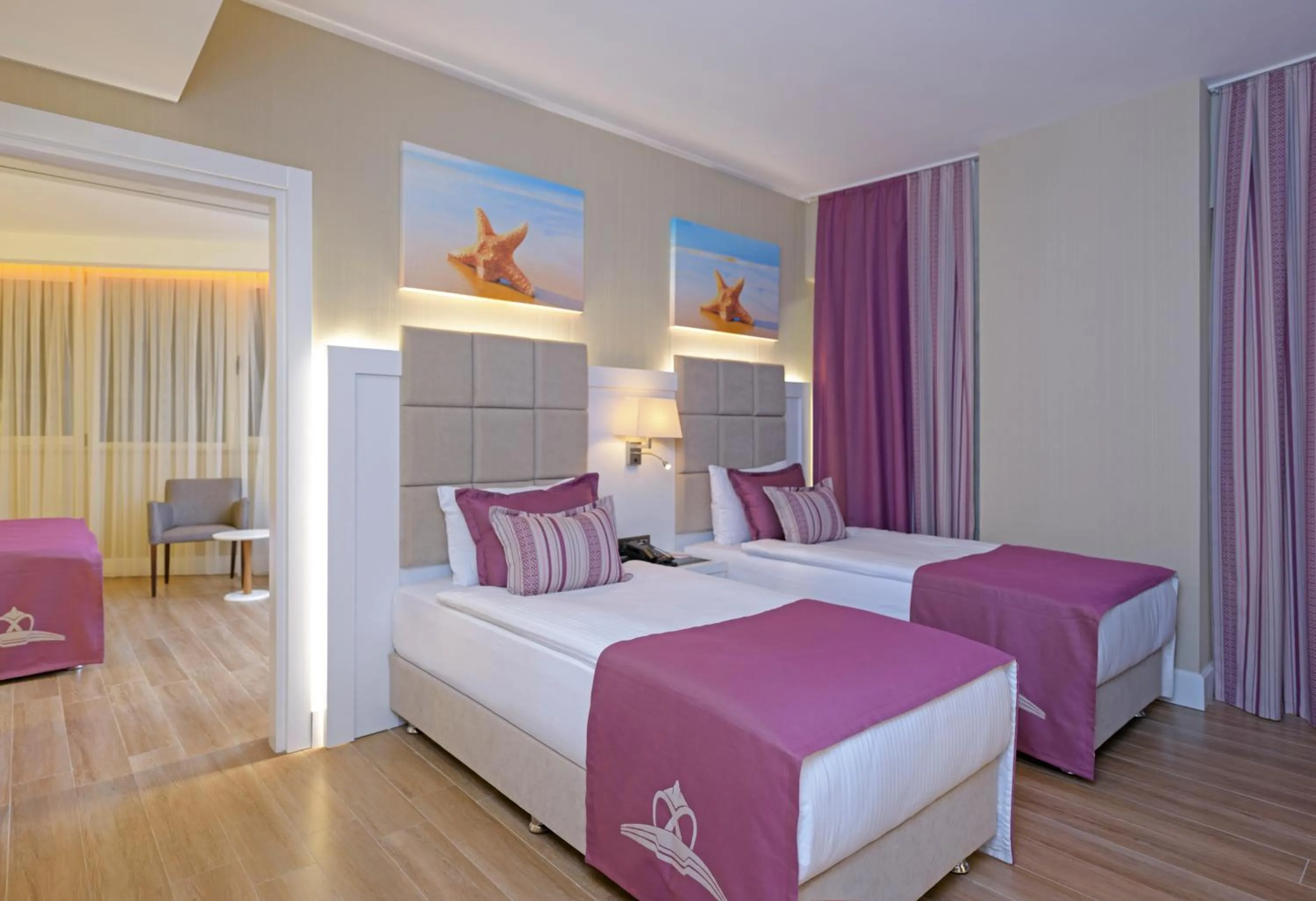 Bed in Asia Beach Resort & Spa Hotel