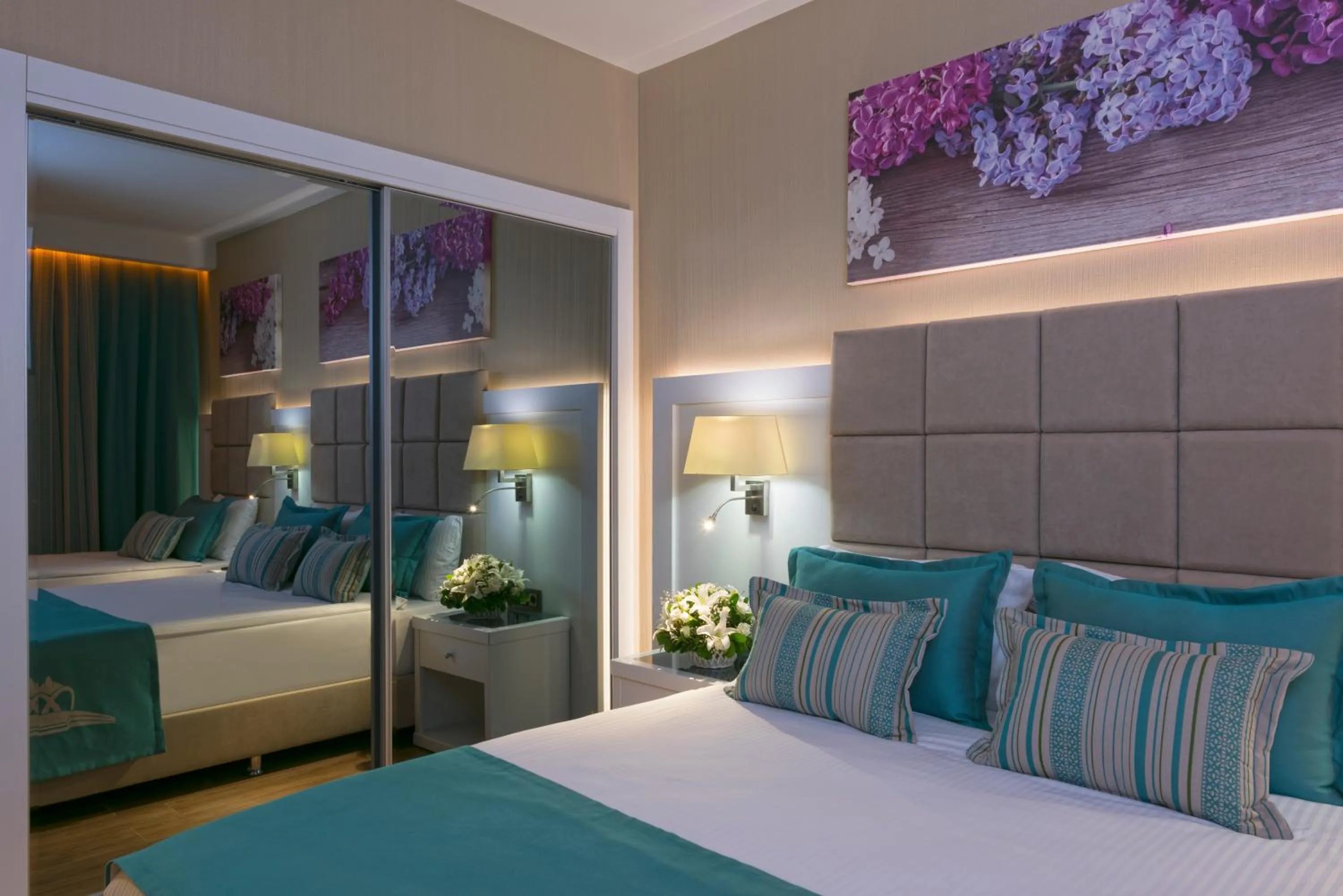 Bed in Asia Beach Resort & Spa Hotel
