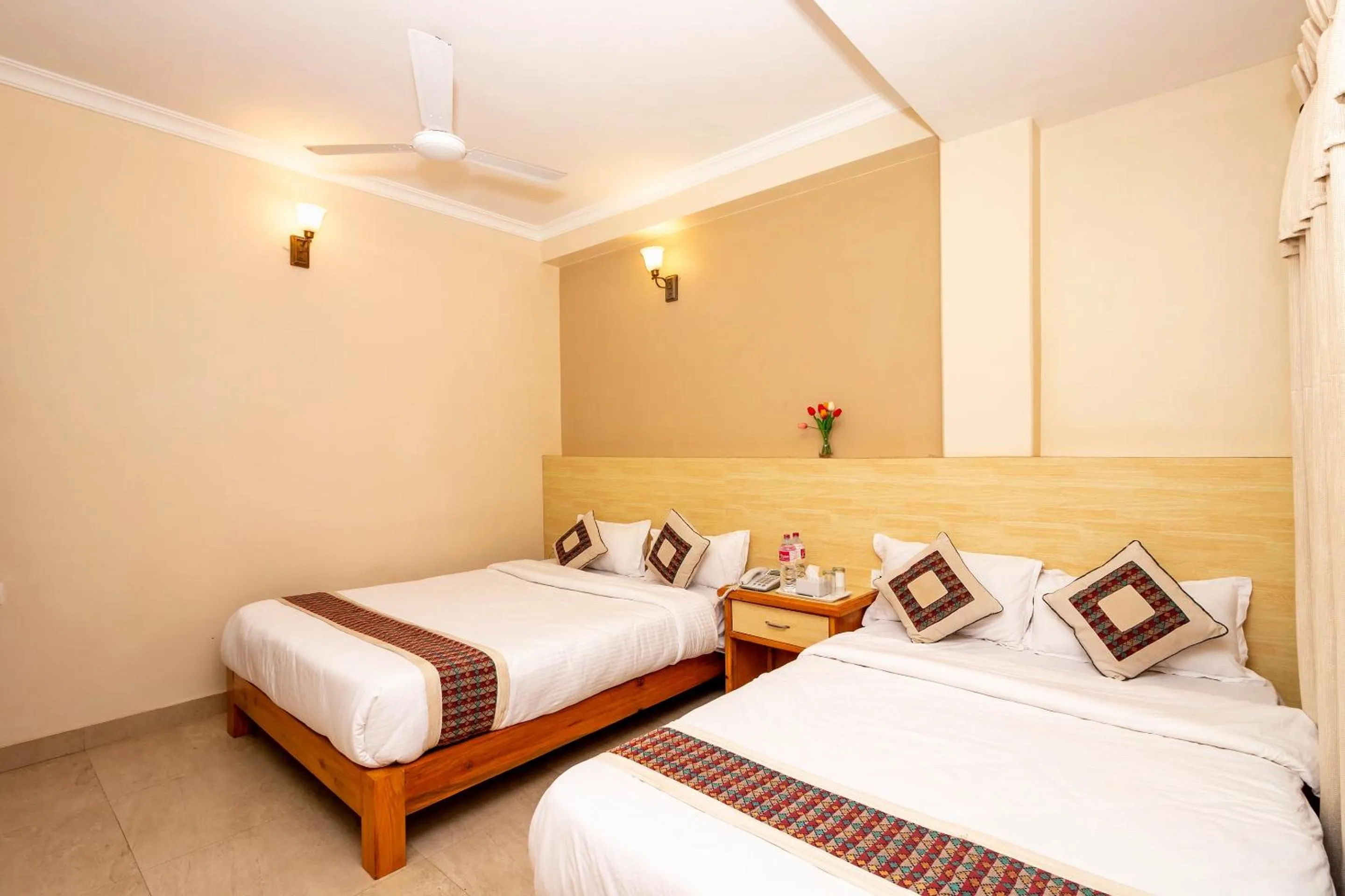 Bed in OYO 254 White House Inn