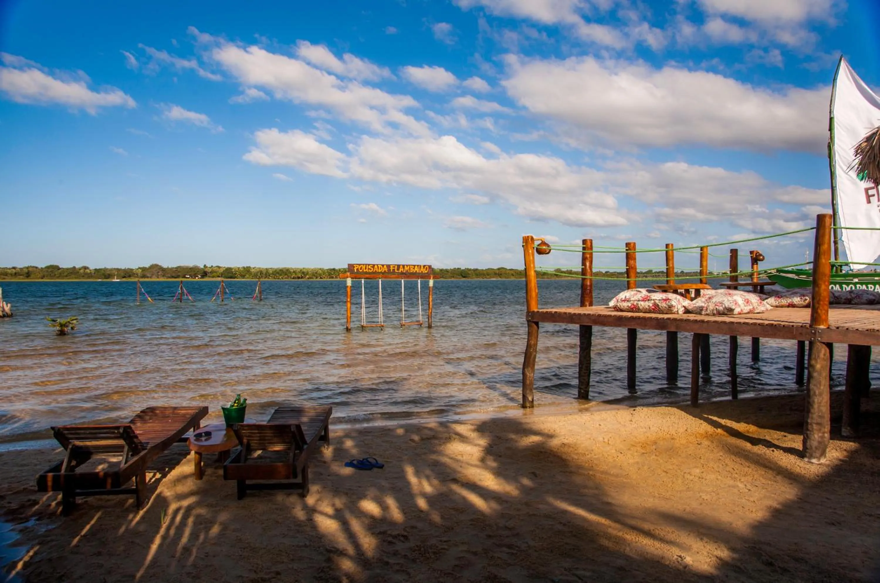 Lake view in Pousada Flambaião