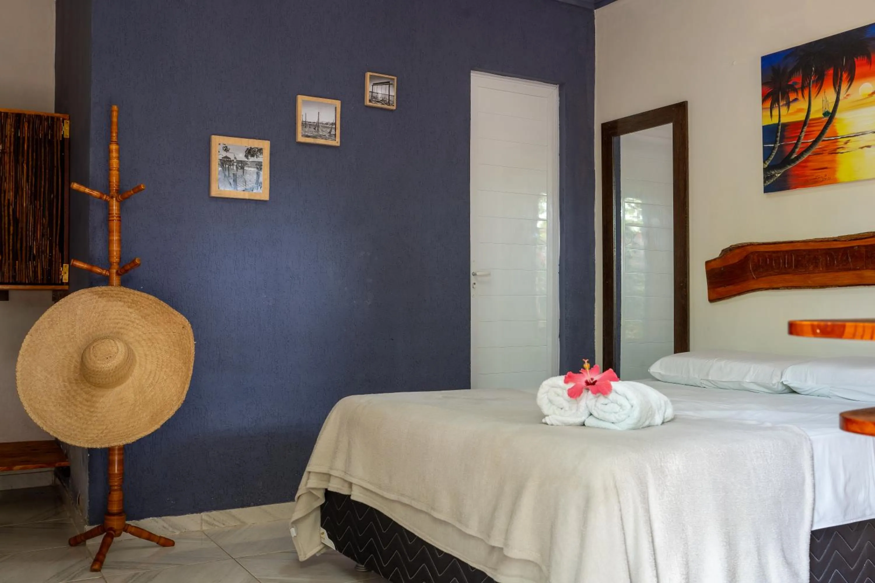 Bedroom, Bed in Pousada Flambaião