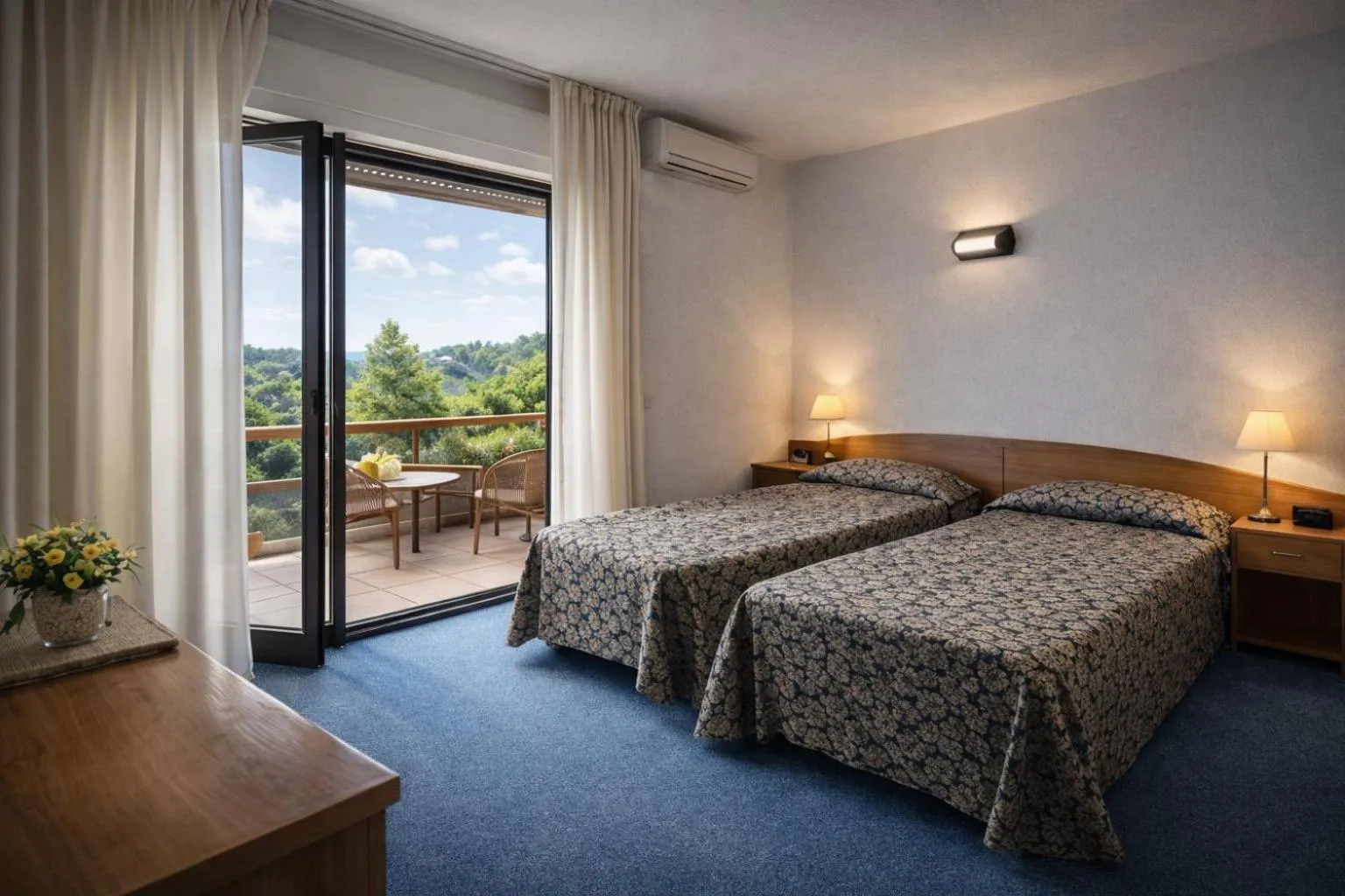Bed in Hotel Granducato