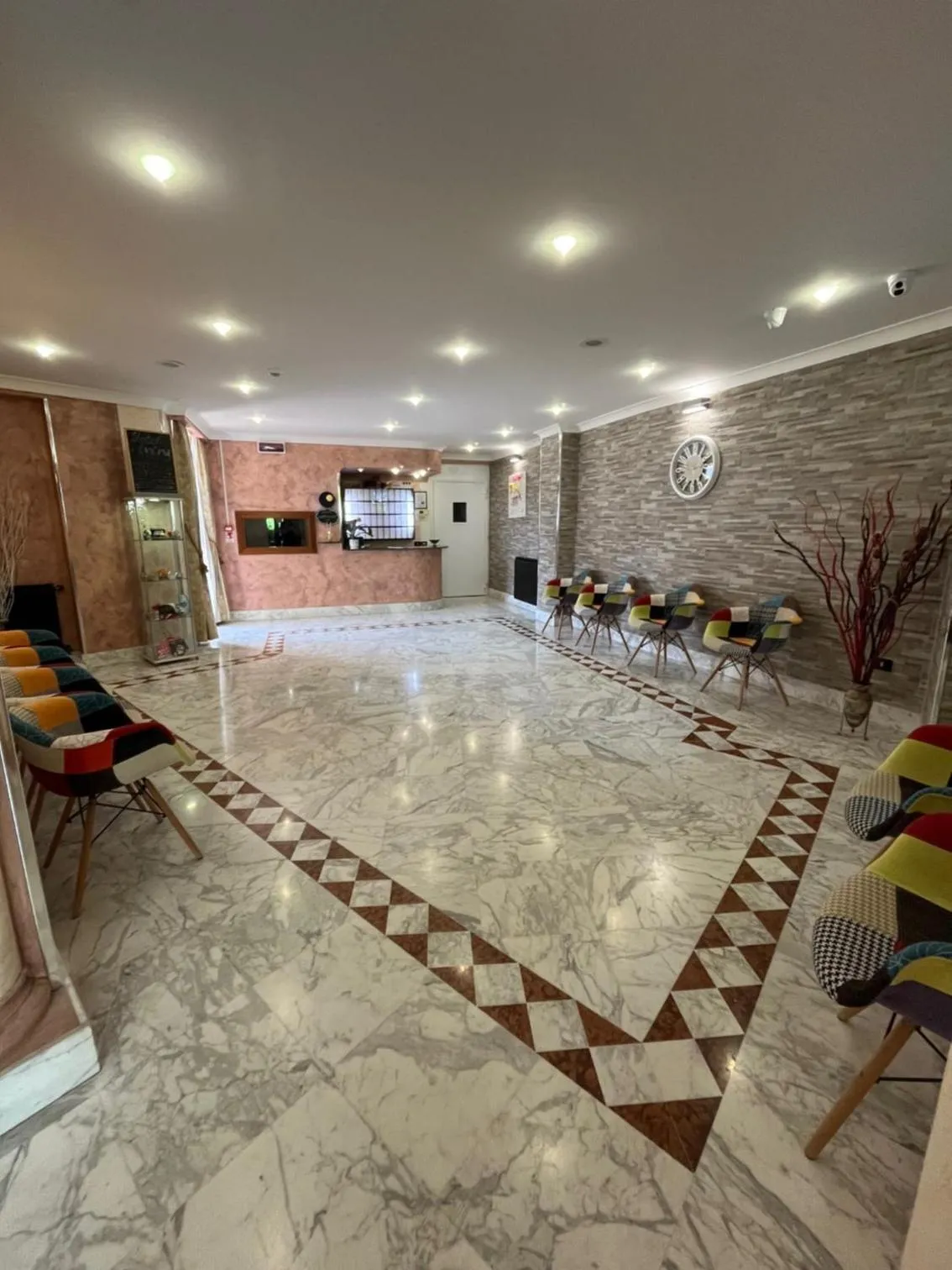 Lobby or reception in Hotel Elvira Fiuggi