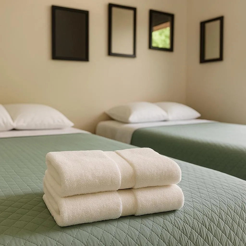 Photo of the whole room, Bed in The Green Jungle & Tree House Caribe
