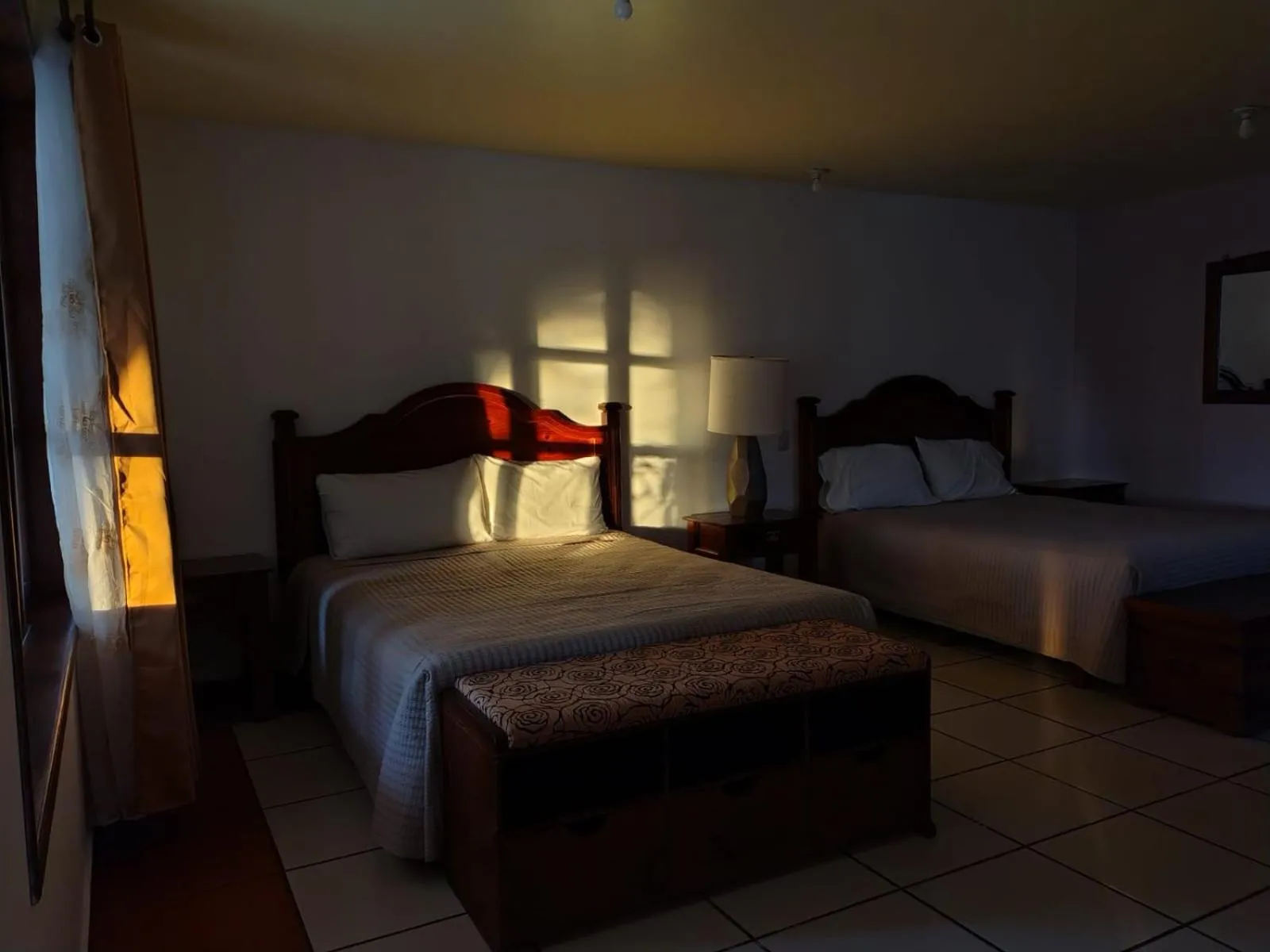 Bed in HOTEL XIADANI Restaurante, Temazcal & Spa