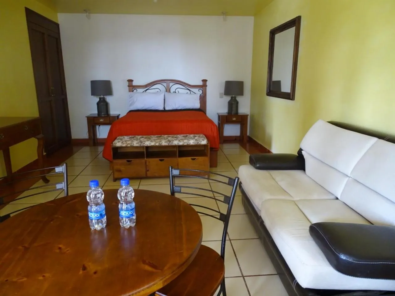 Photo of the whole room, Bed in HOTEL XIADANI Restaurante, Temazcal & Spa