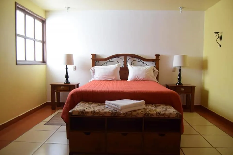 Bed in HOTEL XIADANI Restaurante, Temazcal & Spa