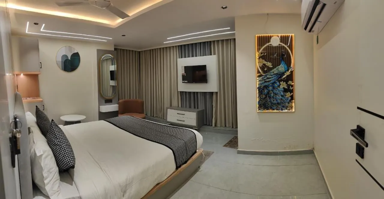 Bed in Hotel Red Rose