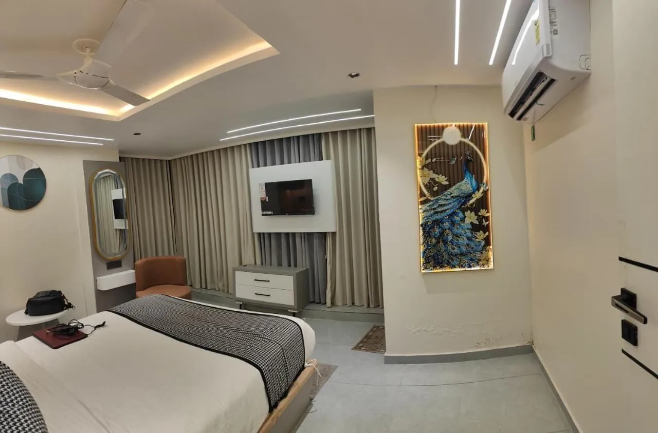 Bed in Hotel Red Rose