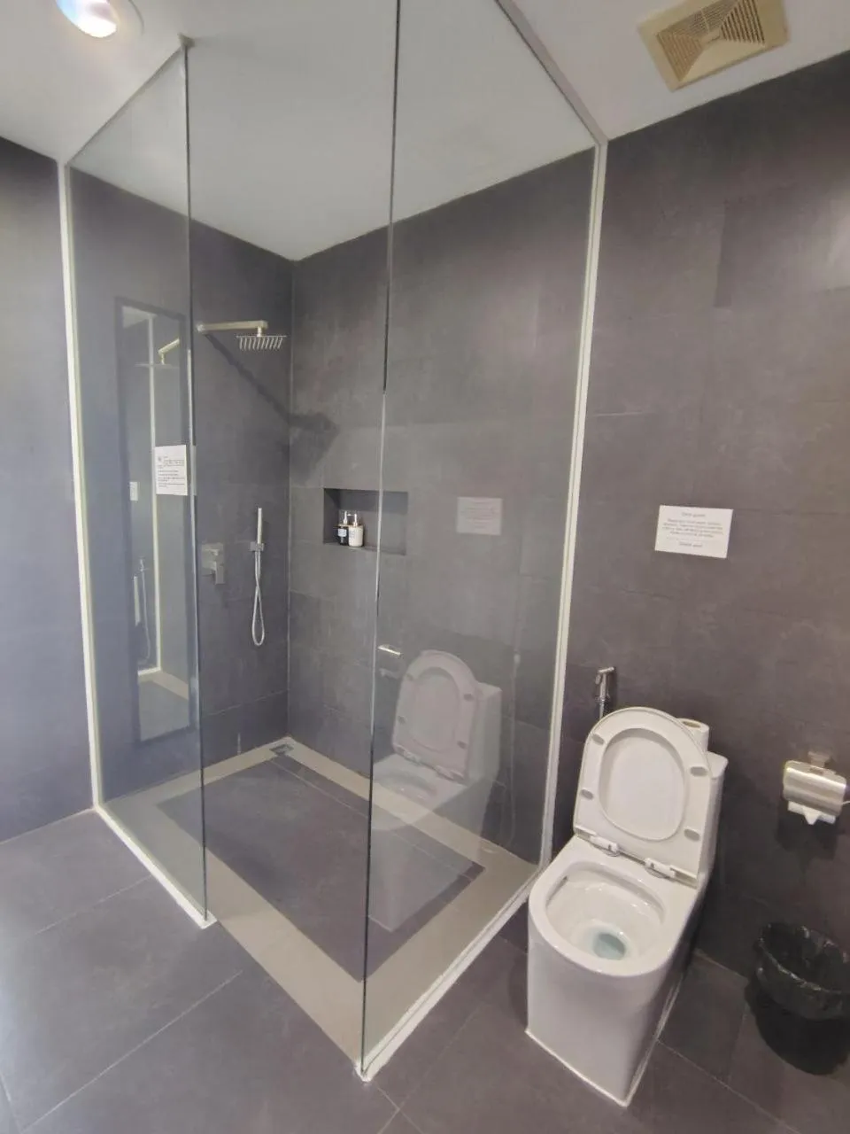 Shower in White Boutique Hotel and Residences