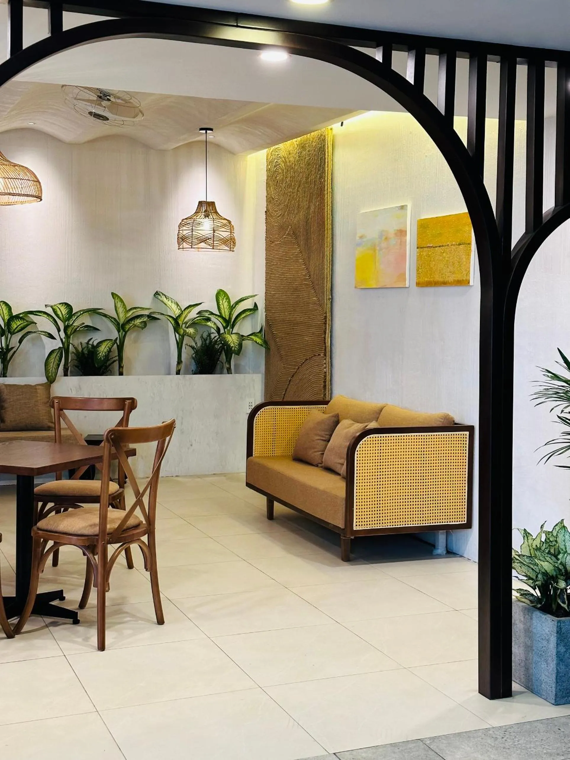 Seating area in Phuong Nam Hotel An Giang