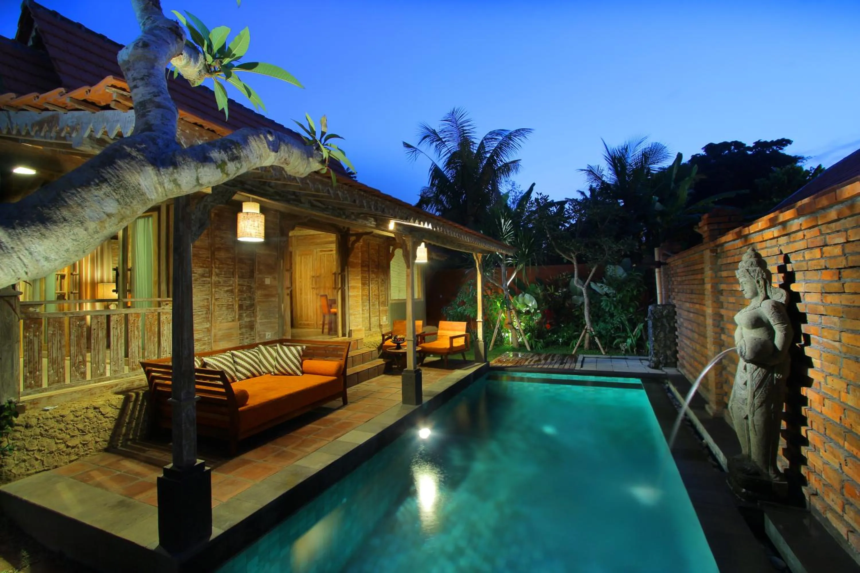 Garden view in Suarti Boutique Village