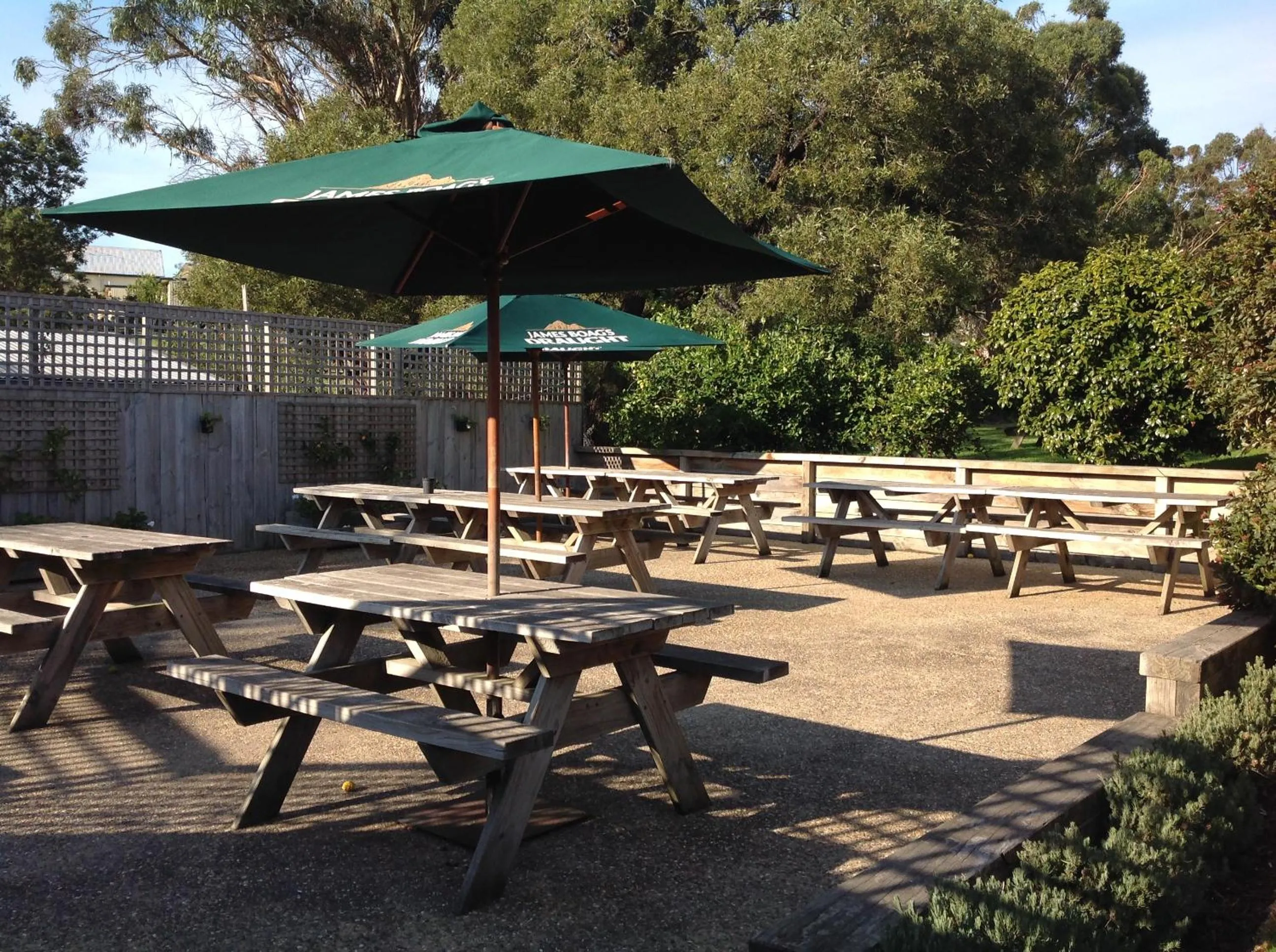 Garden in Fish Creek Hotel