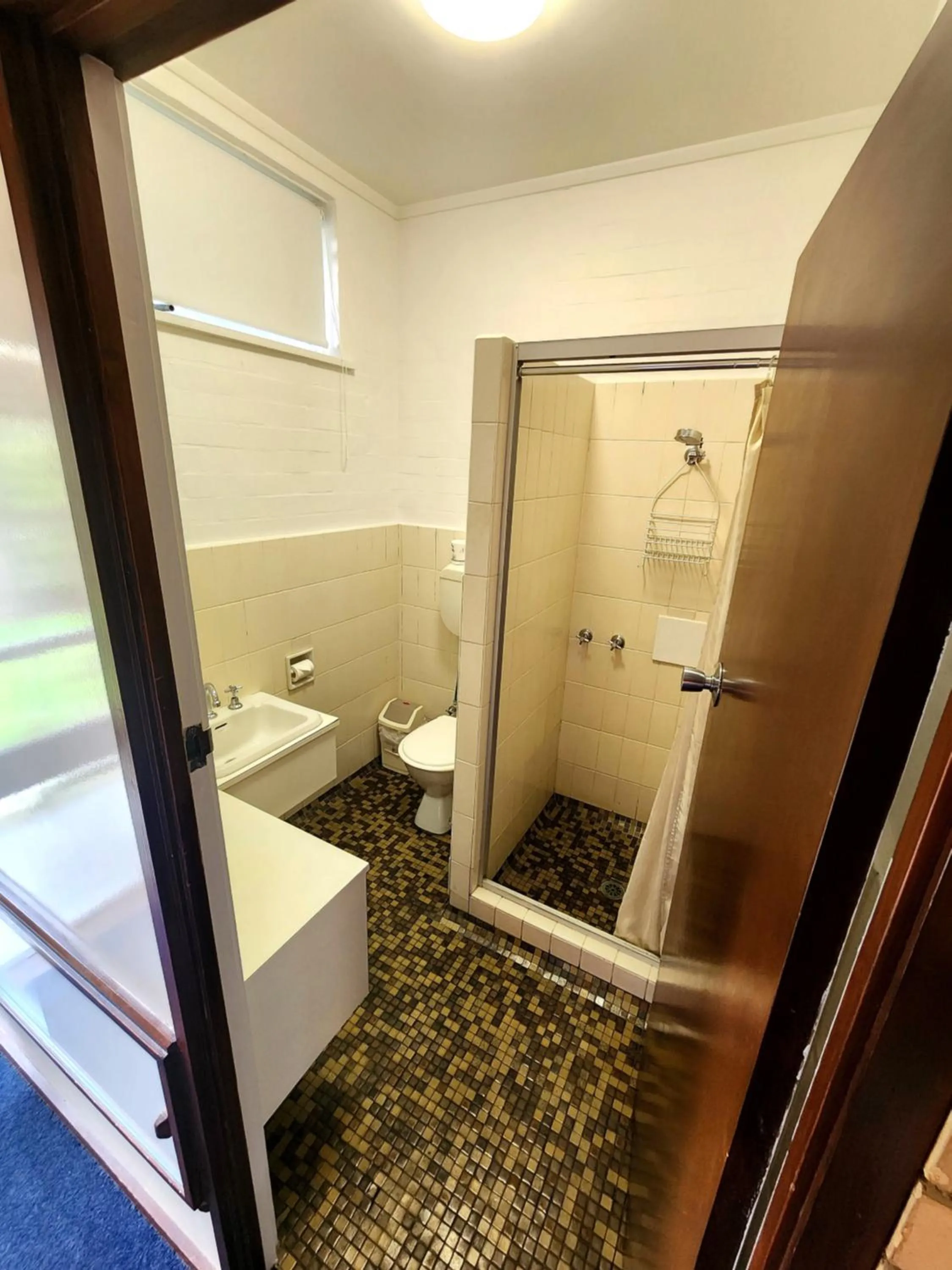 Toilet in Fish Creek Hotel