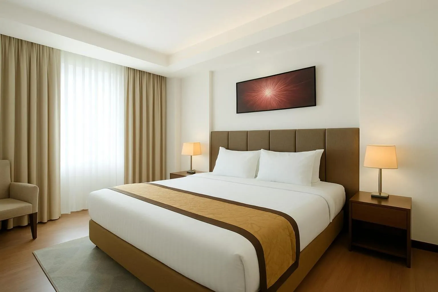 Bed in Hotel Bengal Canary Park