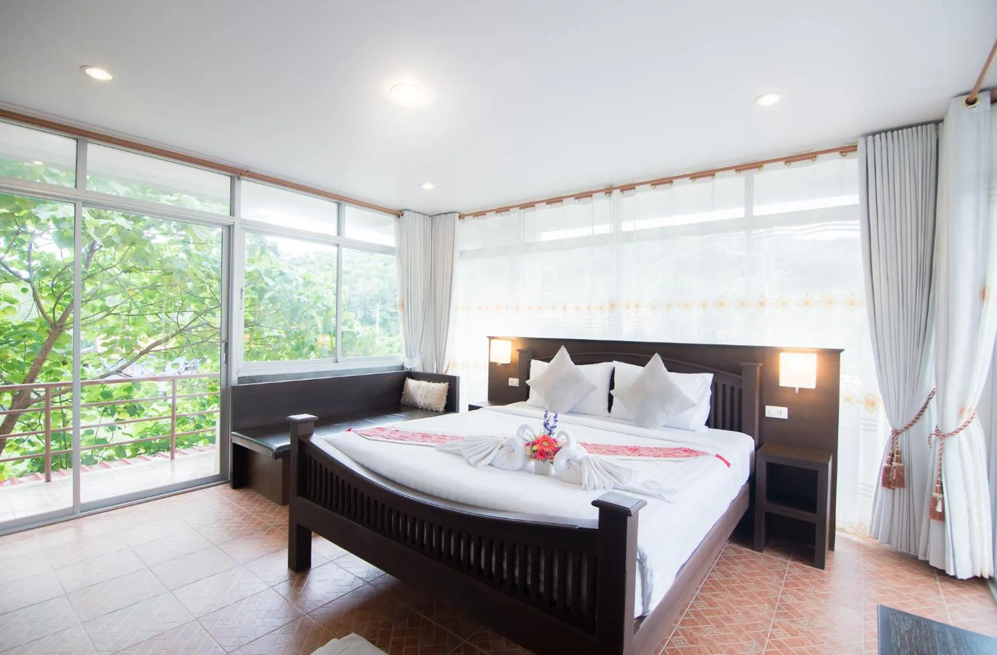 Bed in Lanta Nice Beach House